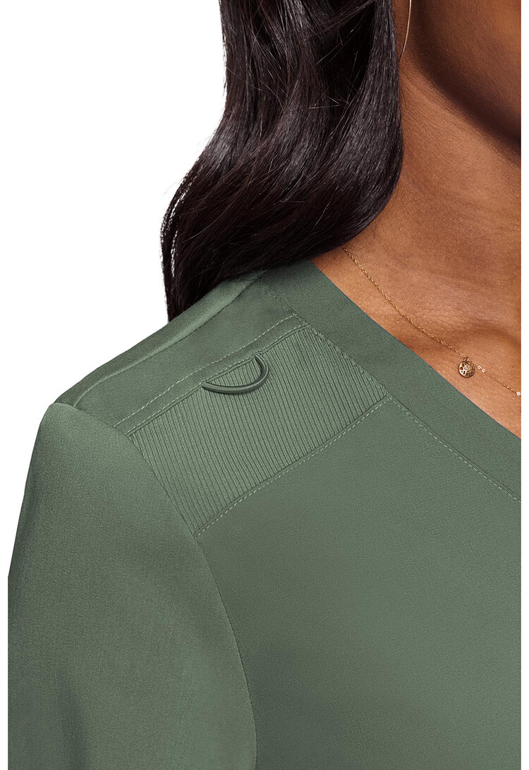 Med Couture V-Neck Tuck-In Women's Scrub Top