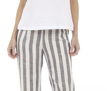 Pull-On Loose Fit Pant with Back Elastic Wasitband and Pockets
