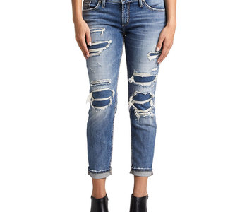 SLIM LEG MID RISE BOYFRIEND