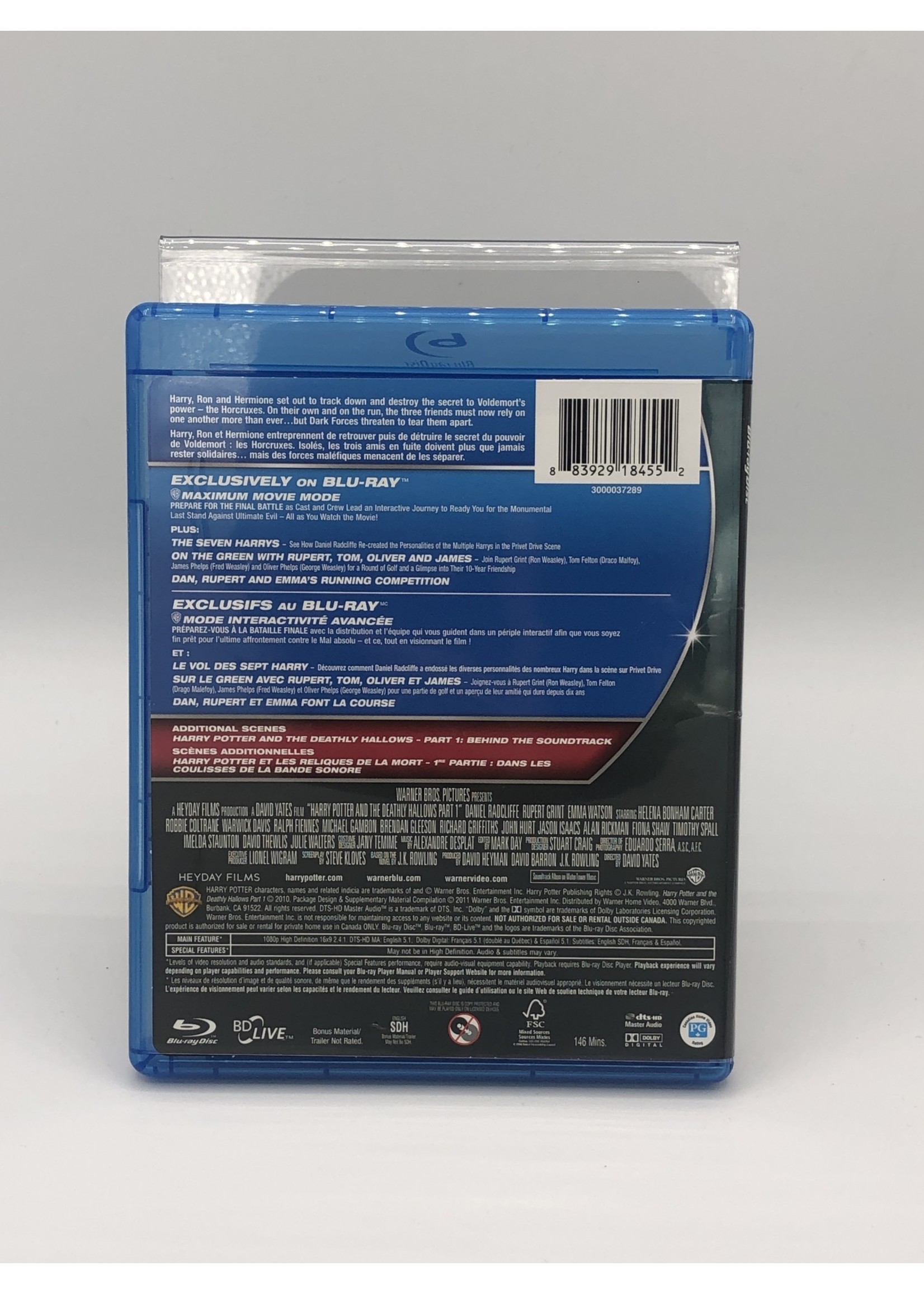Bluray Harry Potter and the Deathly Hallows Part 1 Bluray + DVD