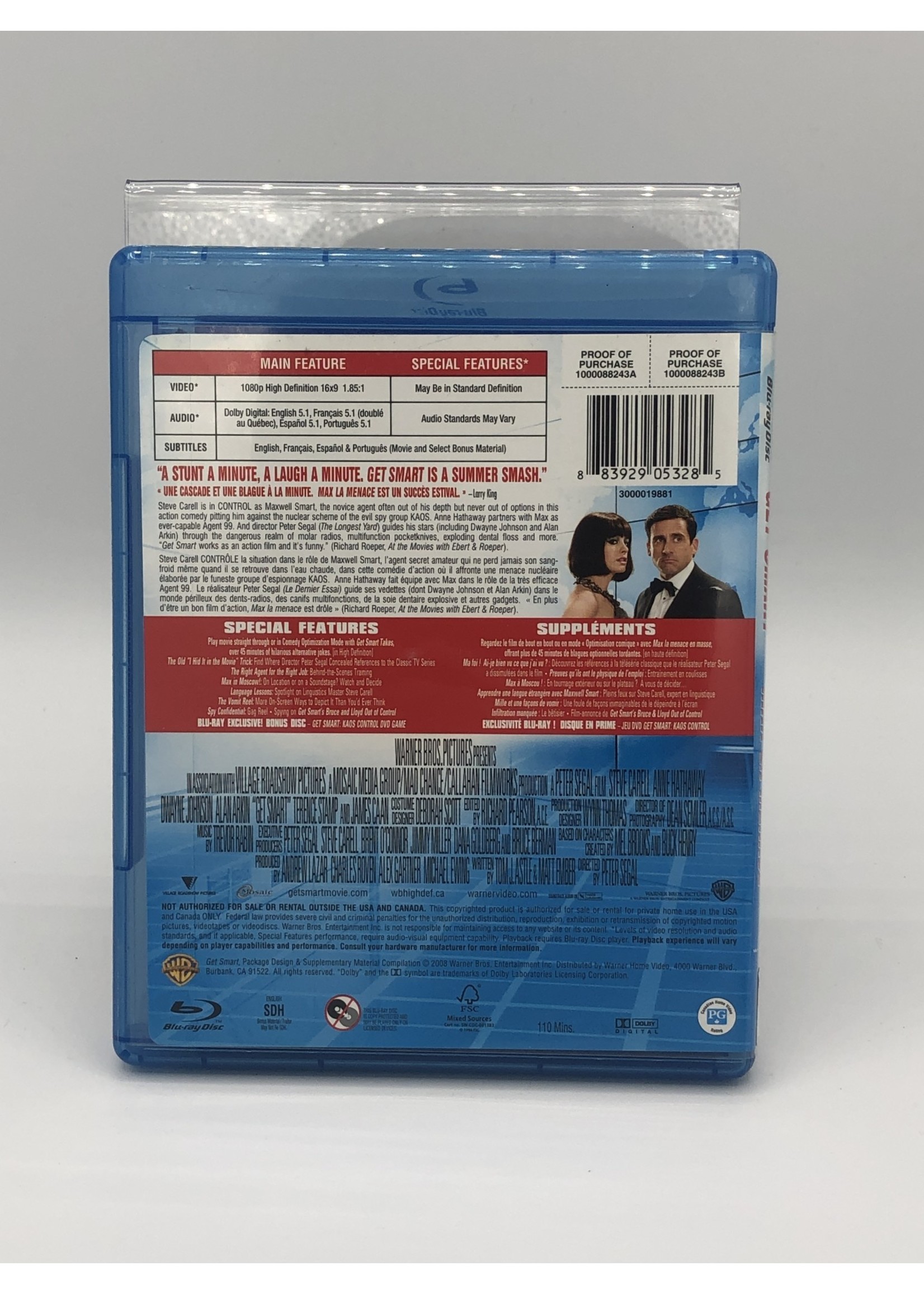 Bluray Get Smart Bluray + Case ONLY