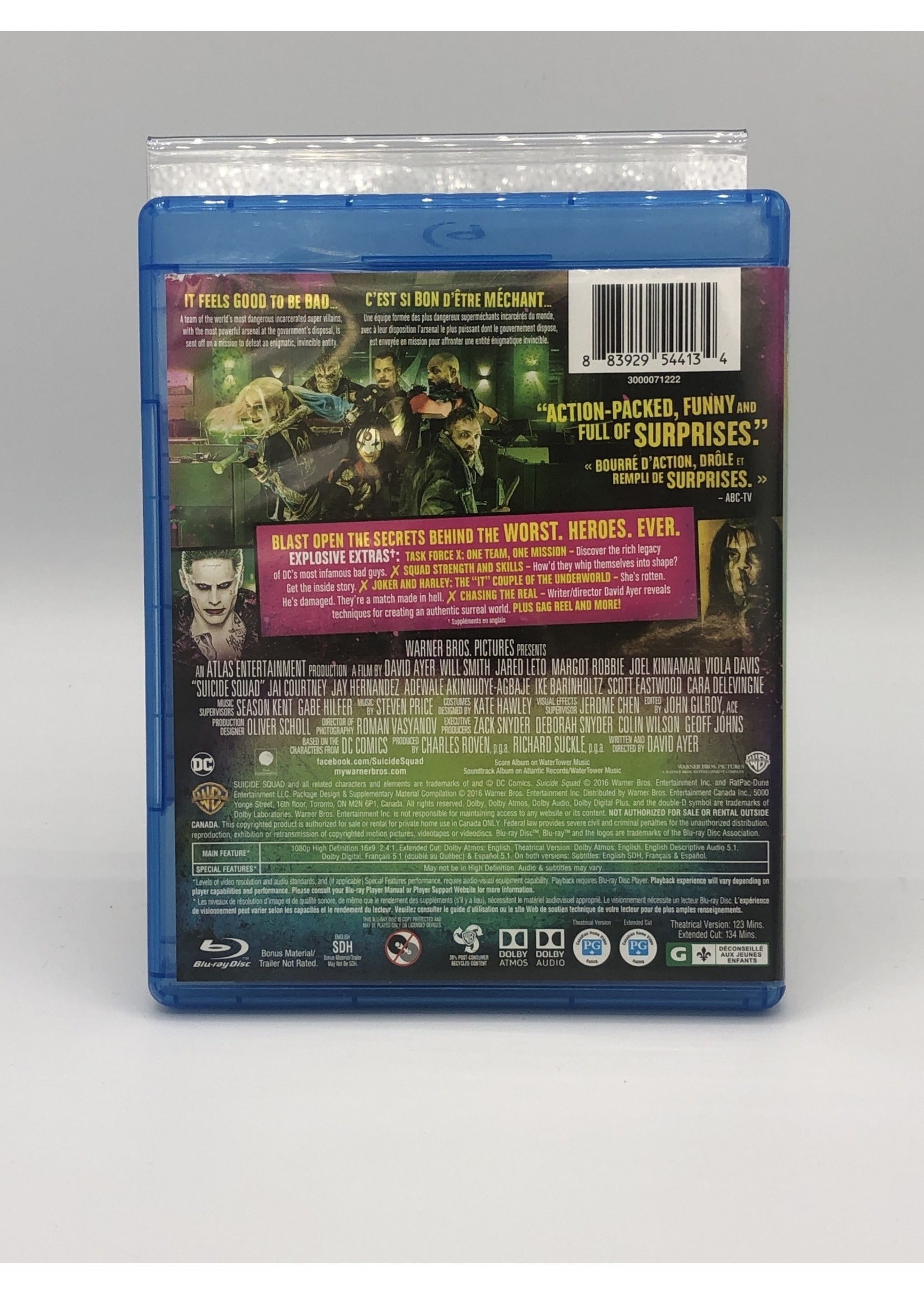 Bluray Suicide Squad: Extended Cut Bluray + DVD