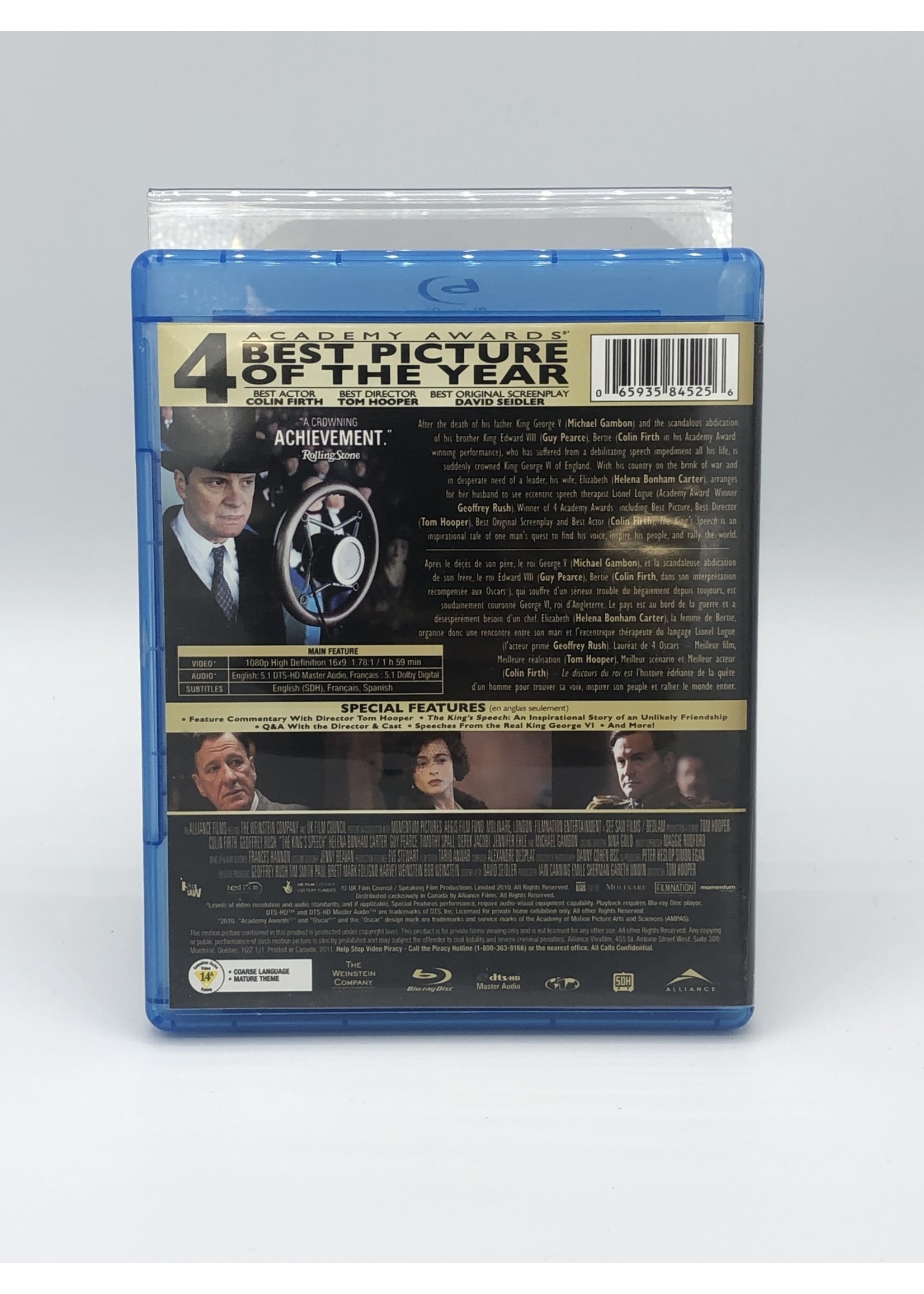 Bluray The King's Speech Bluray