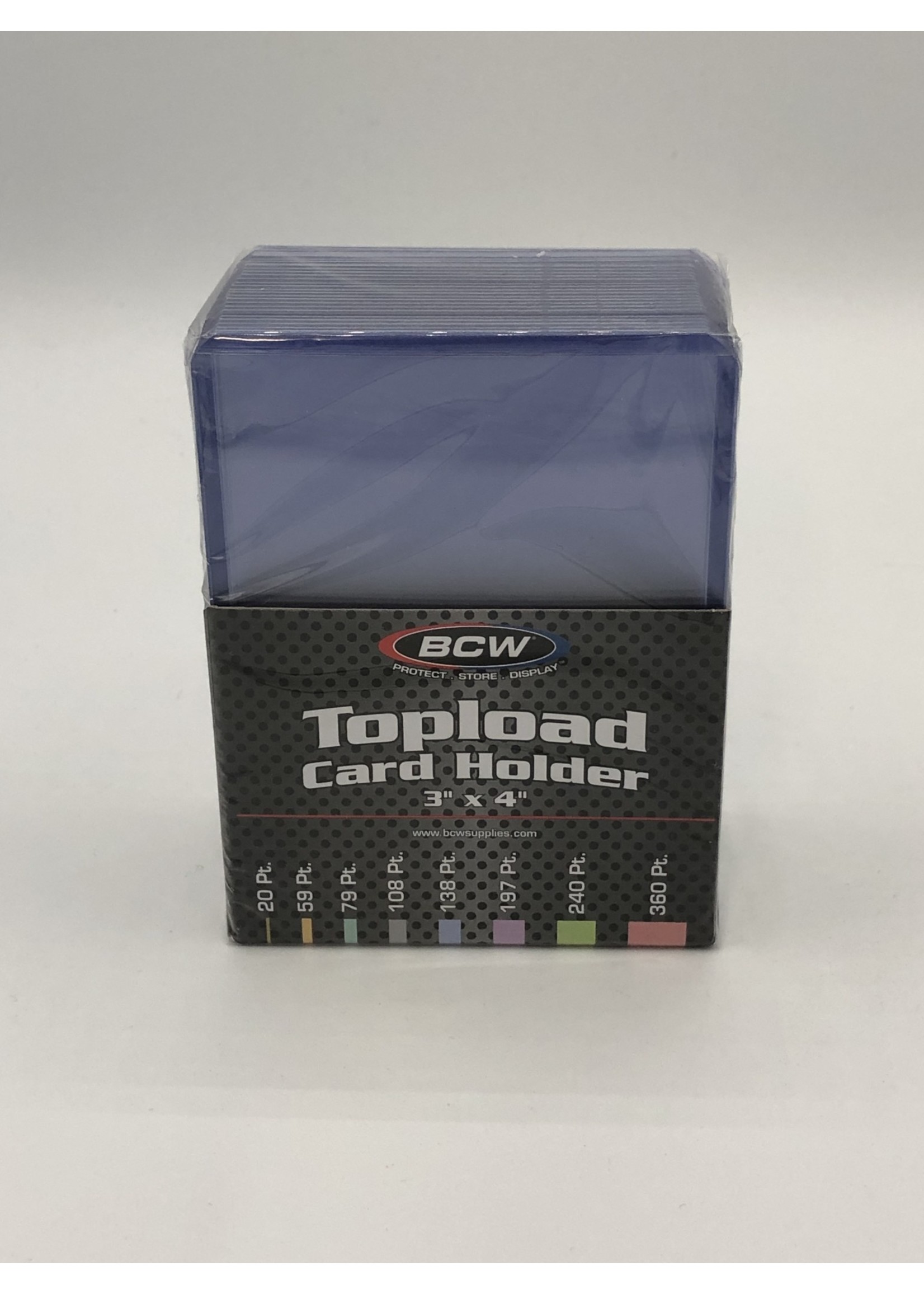 BCW BCW 3x4 Top Loader Hardcases