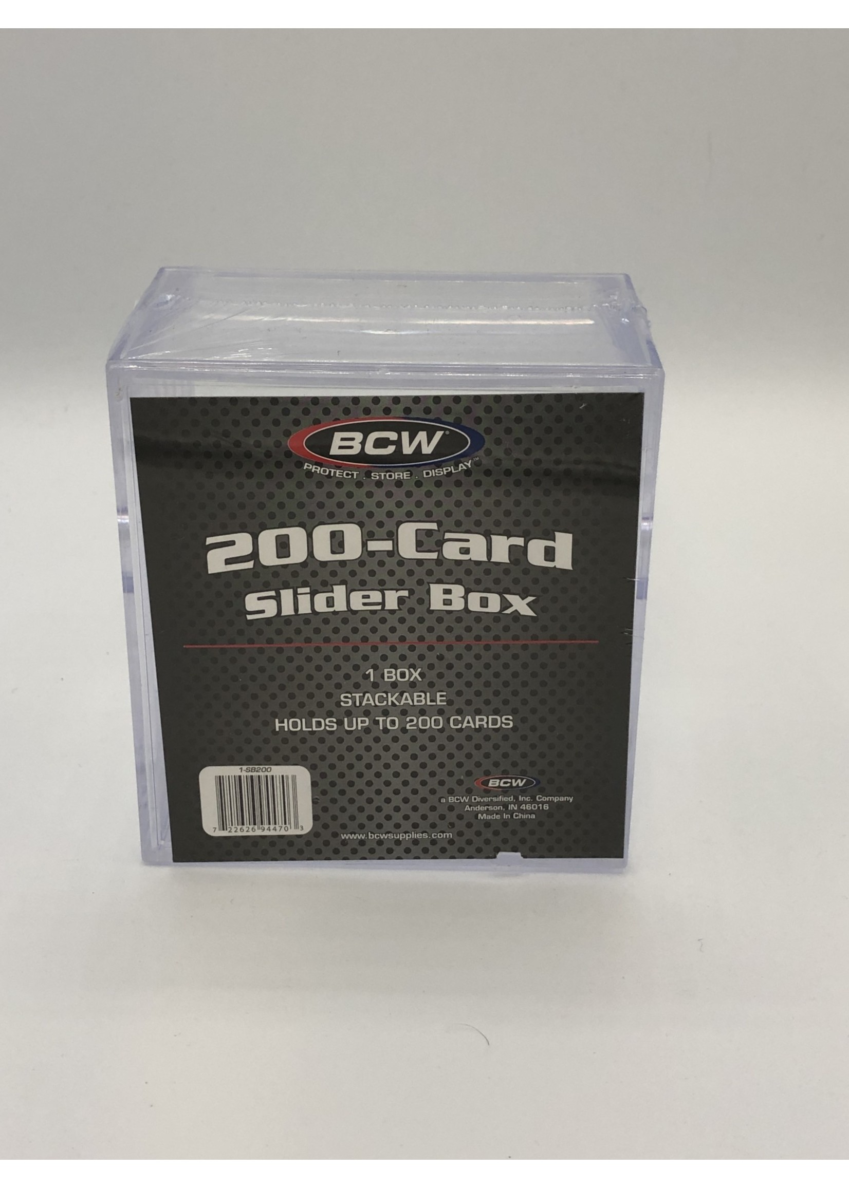 BCW BCW 200 Card Plastic Slider Box