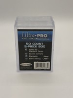 Ultra Pro Ultra Pro 50 Count 2 Pack Plastic Card Holders