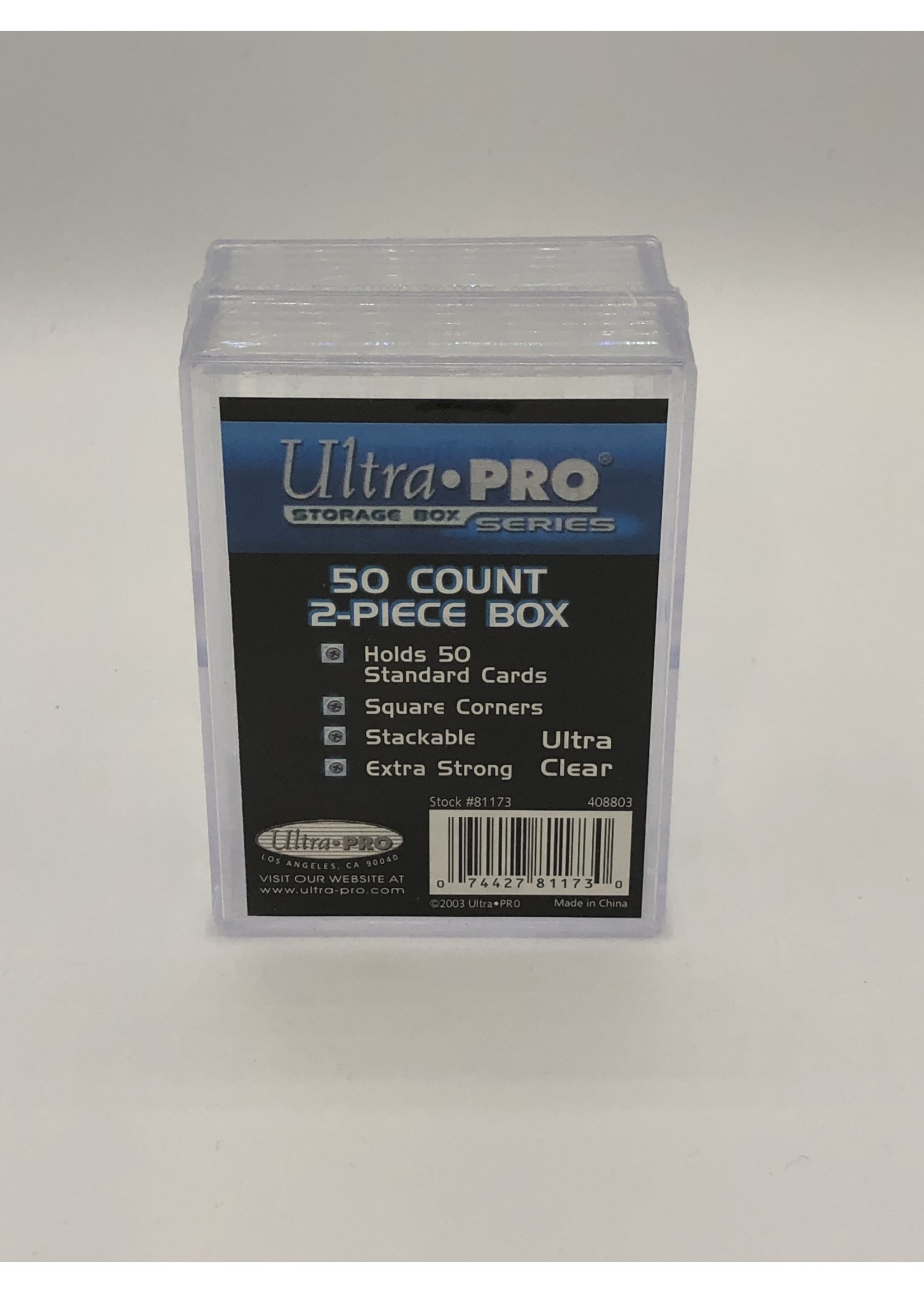 Ultra Pro Ultra Pro 50 Count 2 Pack Plastic Card Holders