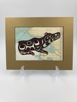 Cecil Dawson BEAR CHART PAINTING