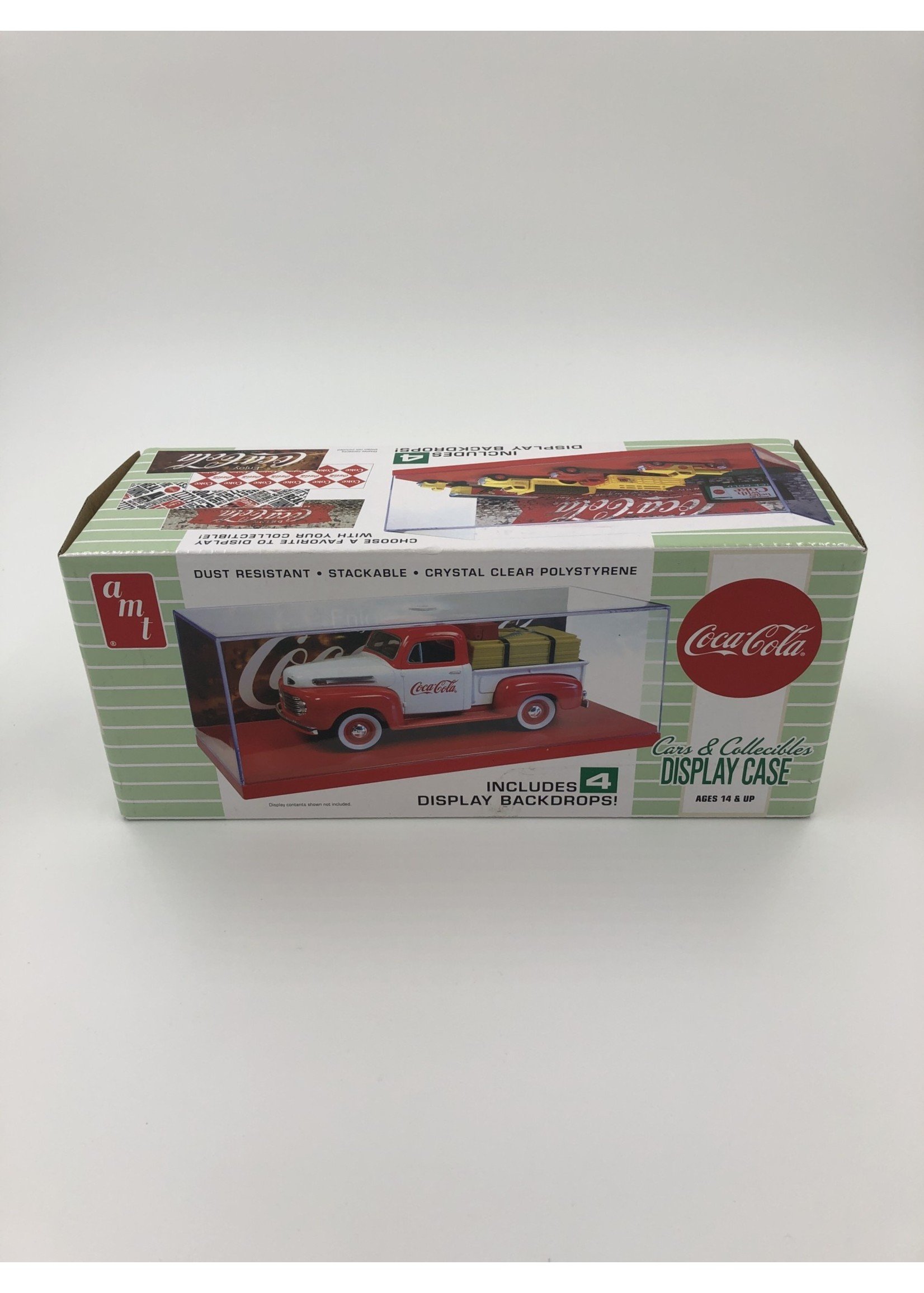 Models   AMT DISPLAY CASE (1/25) COCA COLA BACKDROPS INCL