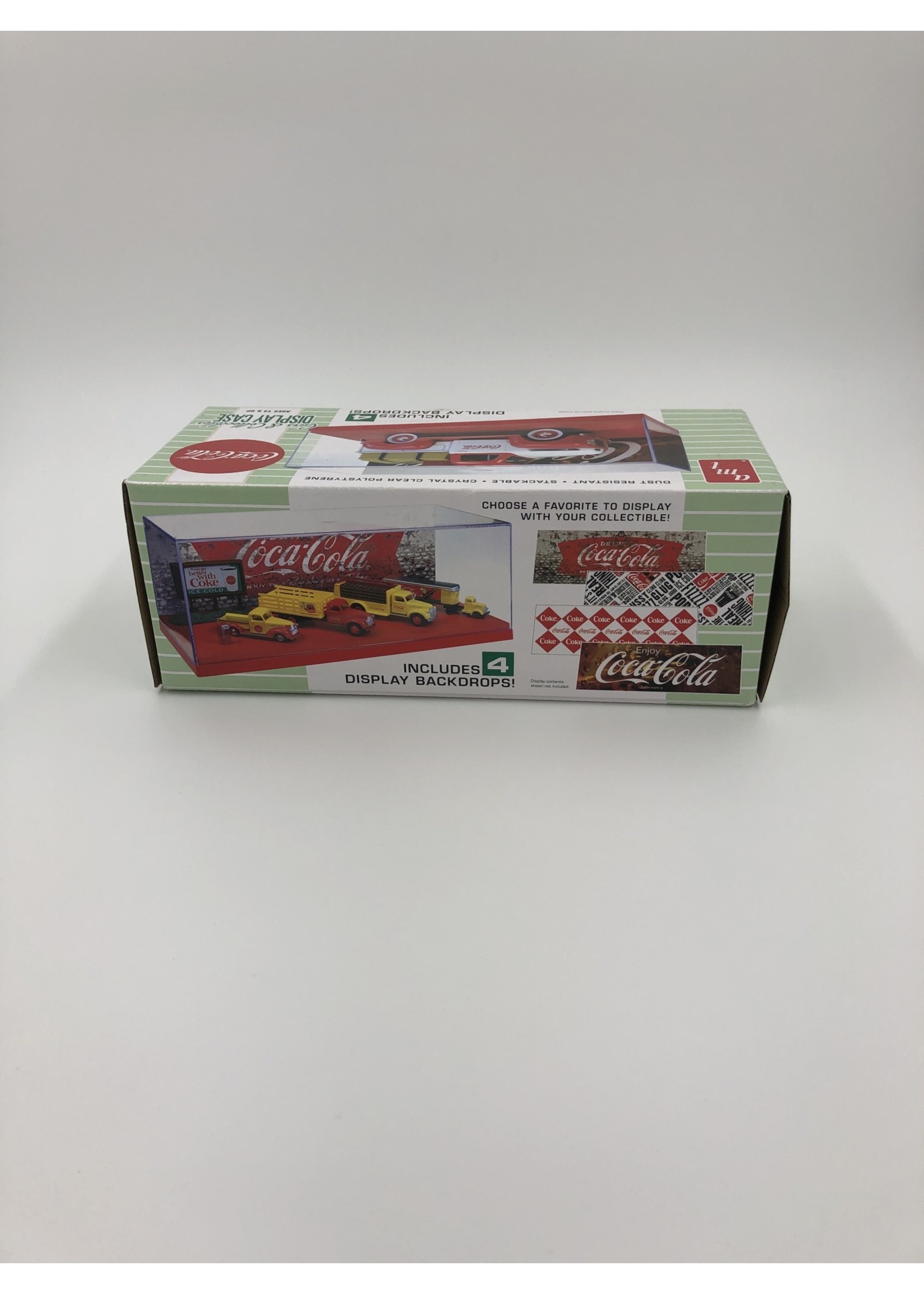 Models   AMT DISPLAY CASE (1/25) COCA COLA BACKDROPS INCL