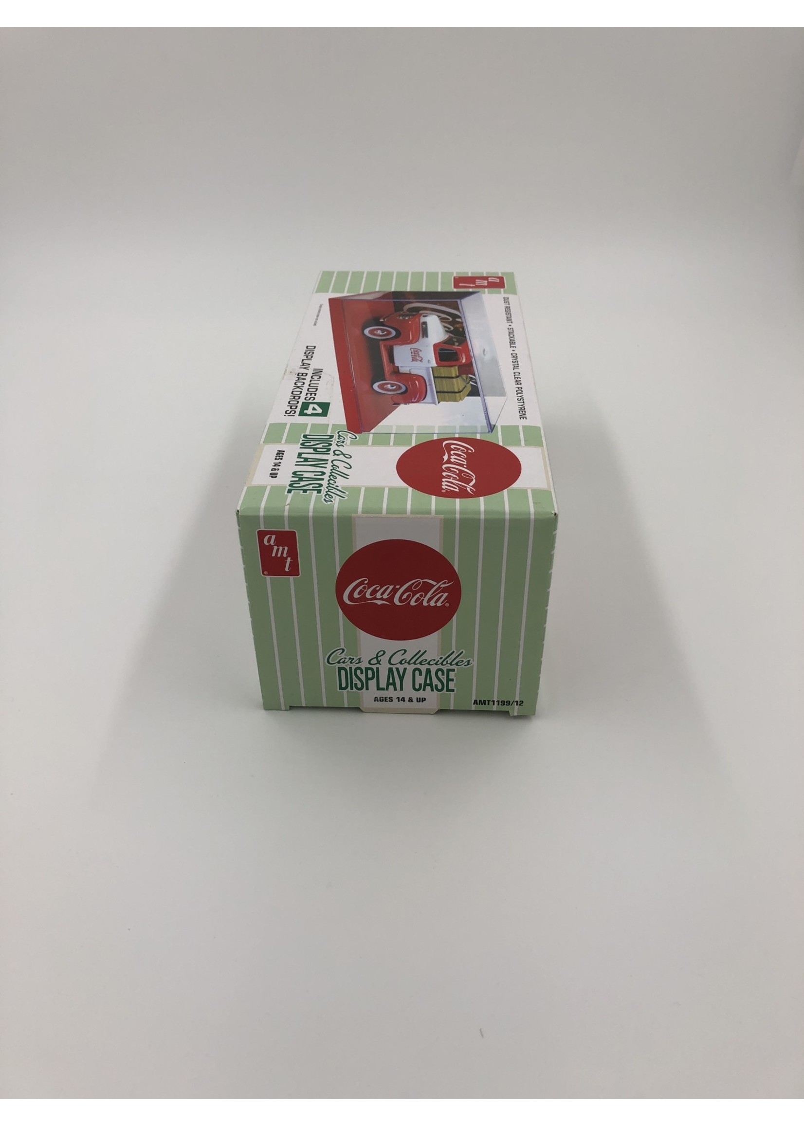 Models   AMT DISPLAY CASE (1/25) COCA COLA BACKDROPS INCL