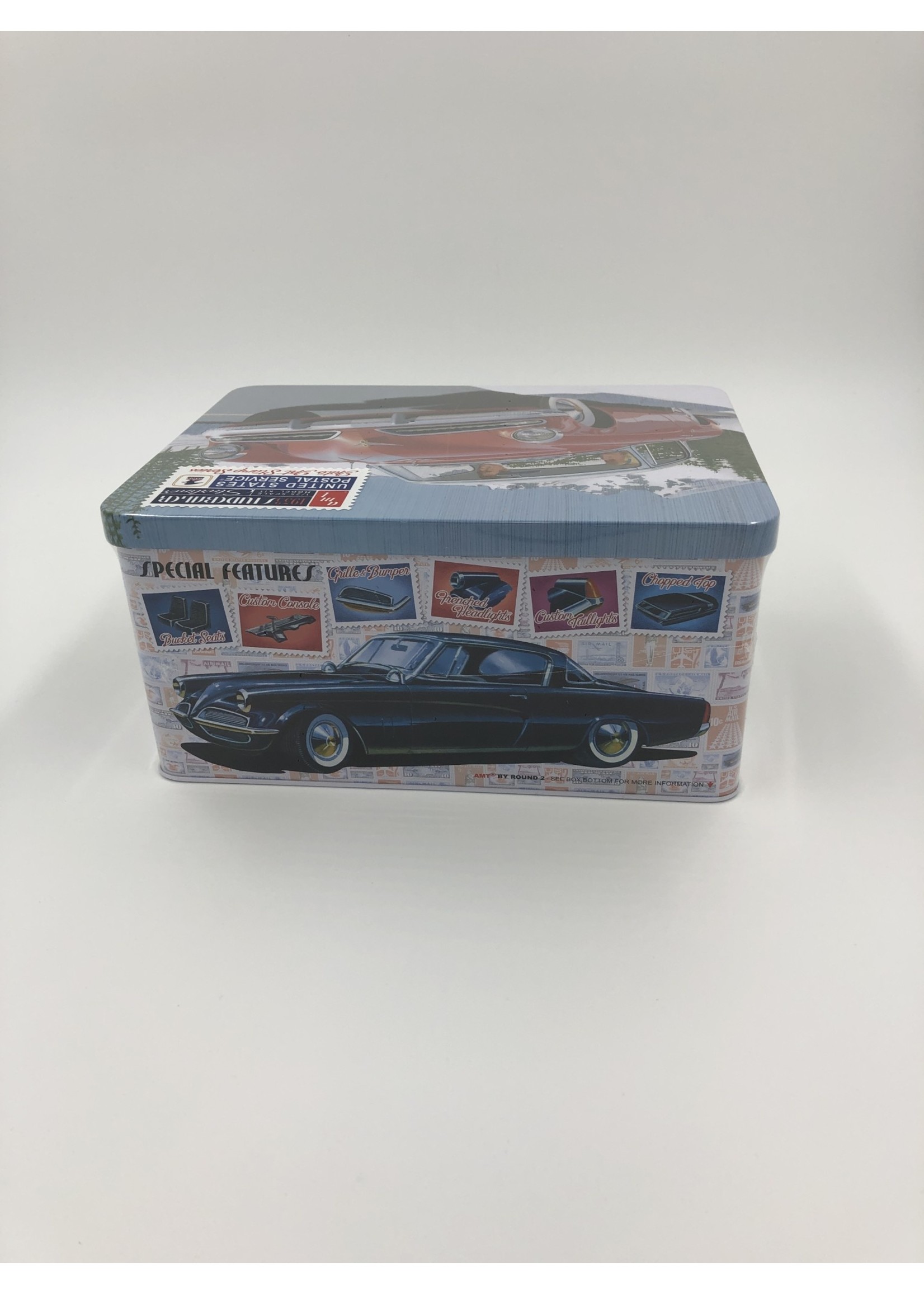 Models AMT 1953 STUDEBAKER STARLINE - USPS (1/25) w/COLLECTABLE TIN