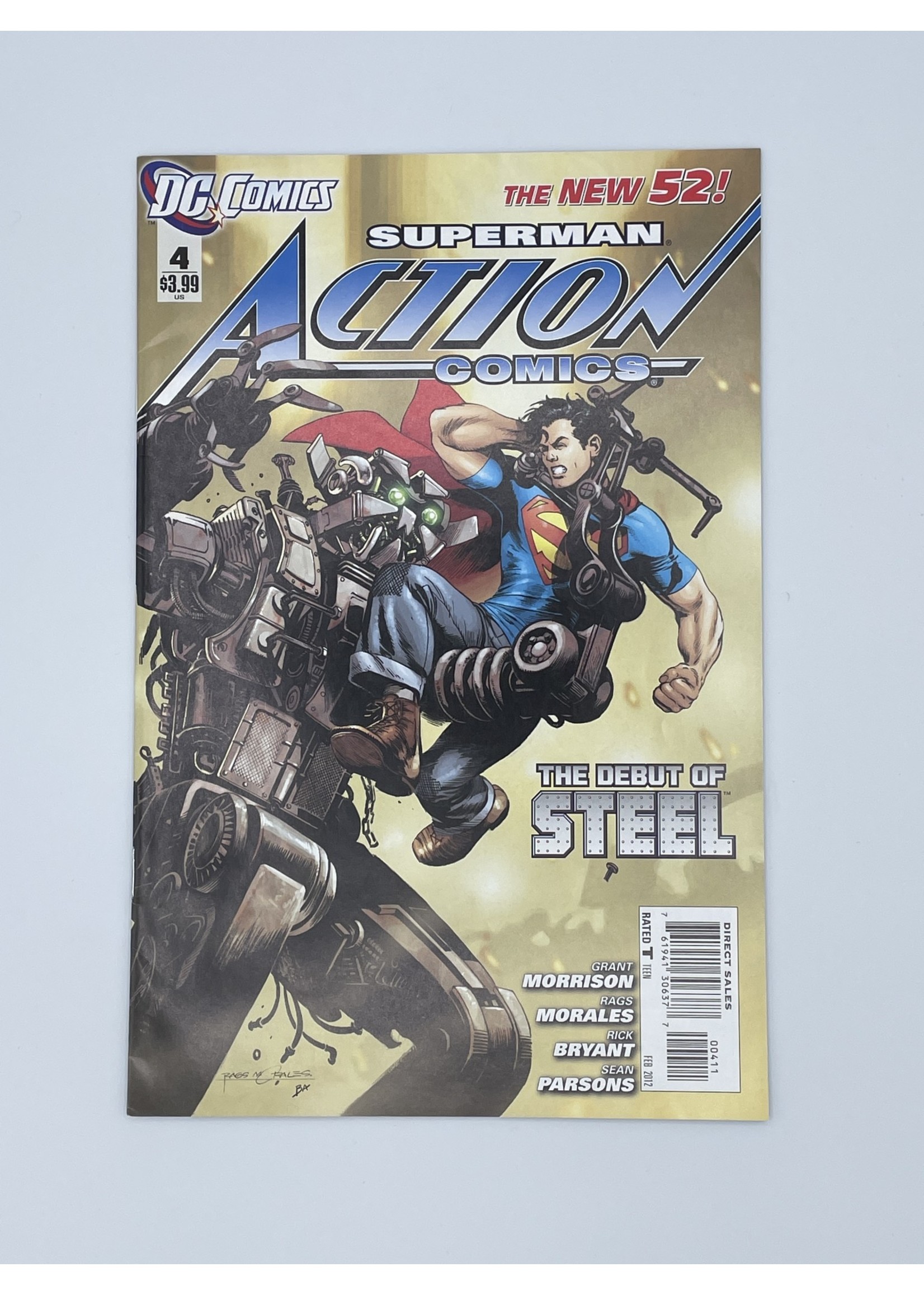 DC Action Comics #4 Dc  February 2012
