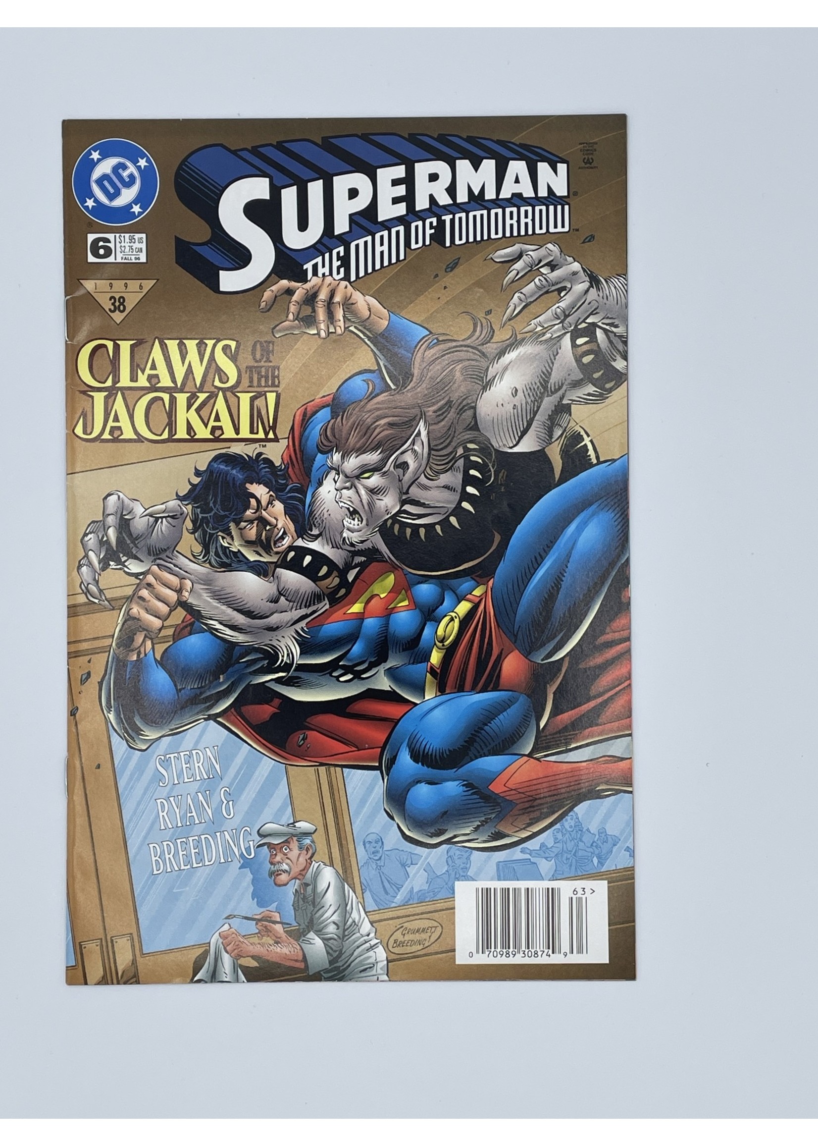 DC Superman The Man Of Tomorrow #6 Dc September 1996