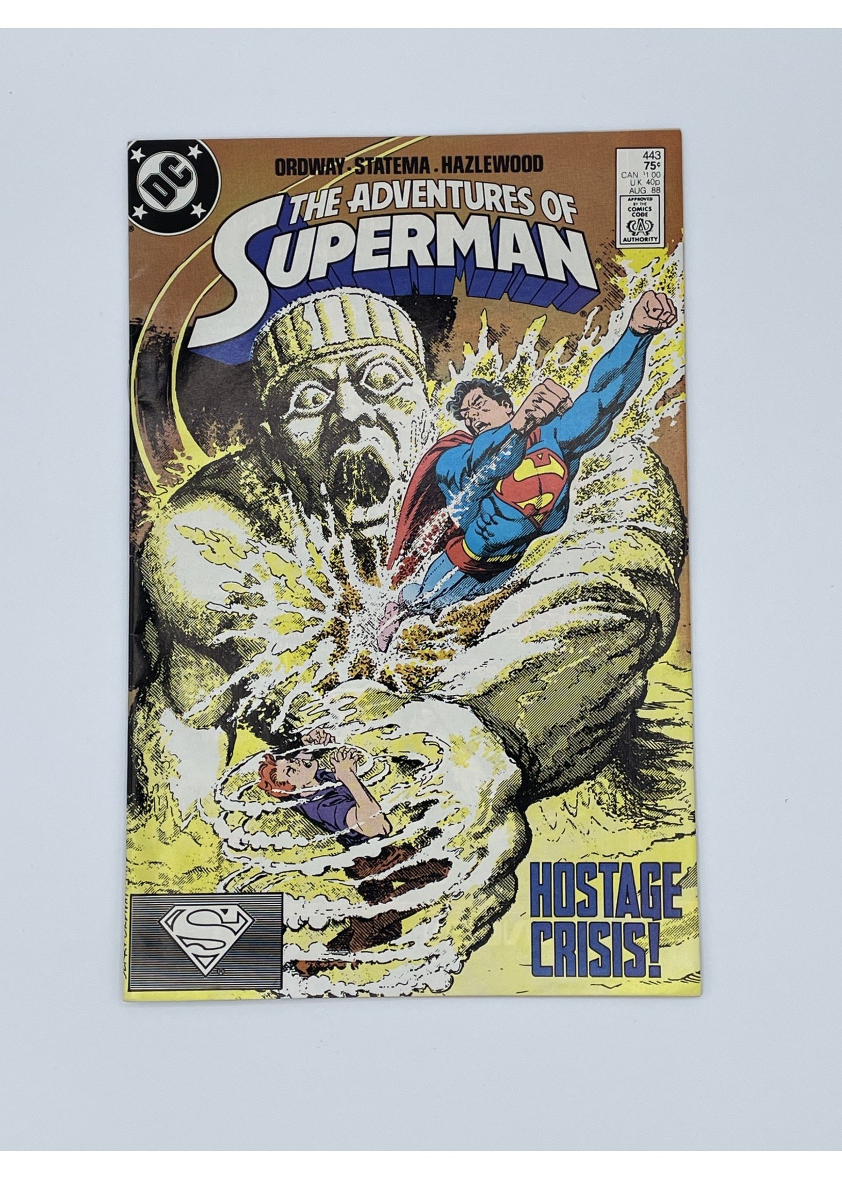 DC Adventures Of Superman #443 Dc August 1988
