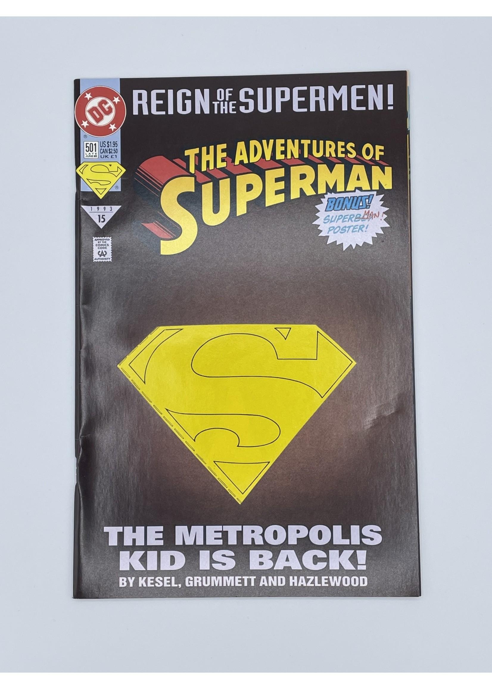 DC Adventures Of Superman #501 Dc June 1993