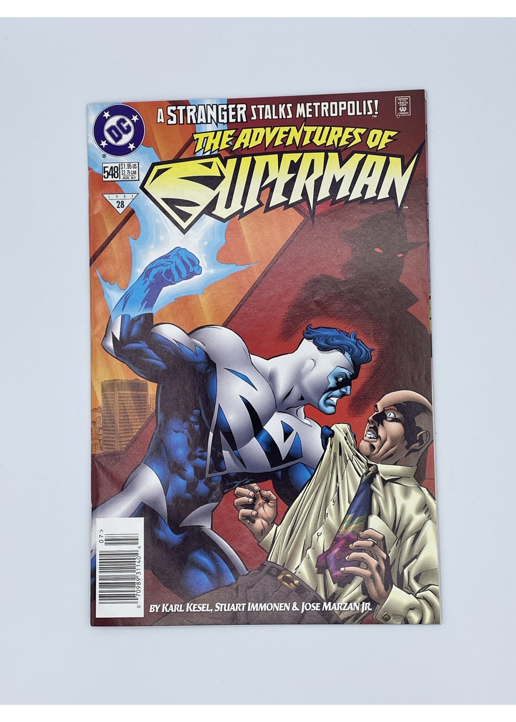 DC Adventures Of Superman #548 Dc July 1997