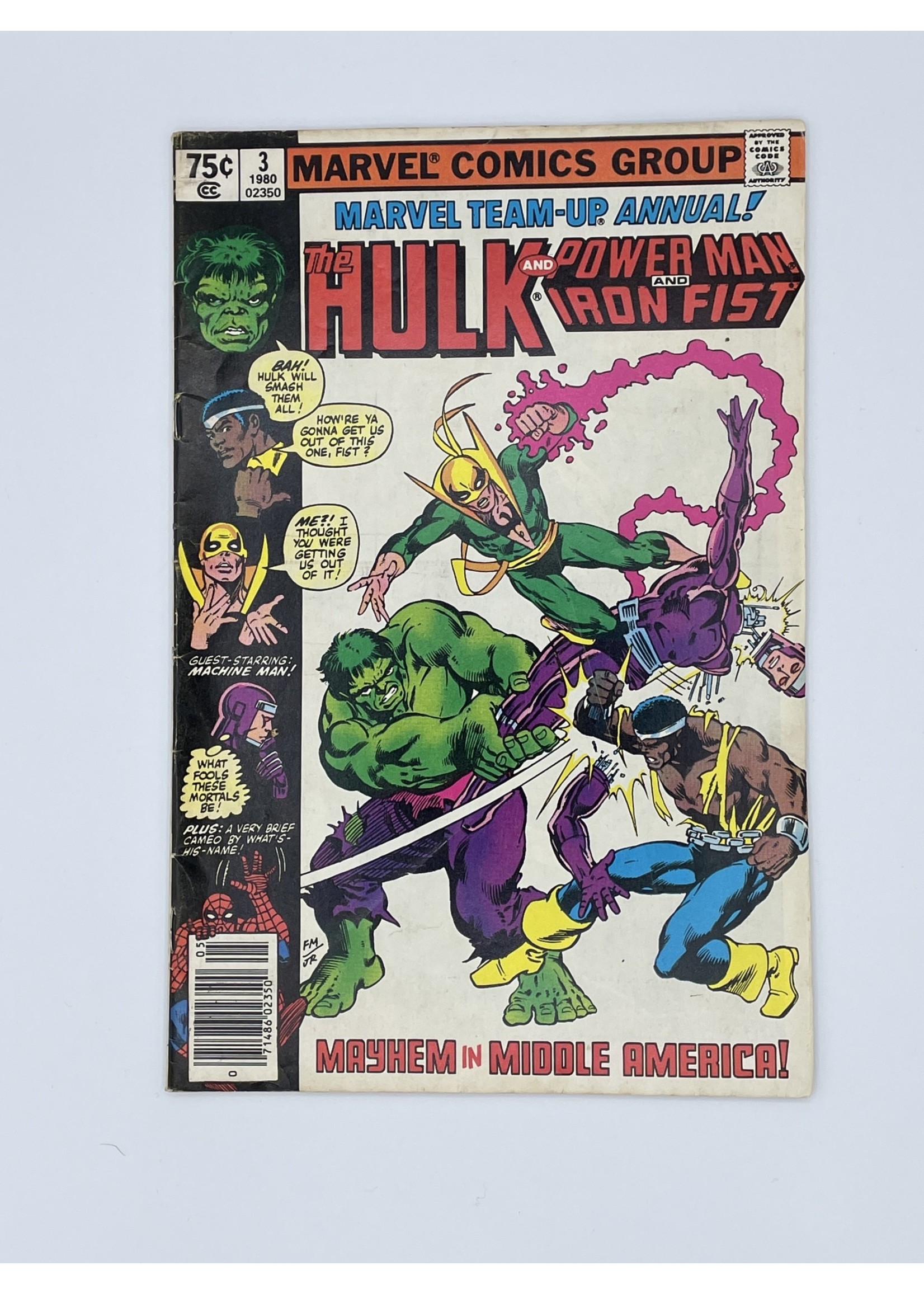 Marvel Incredible Hulk #3 Marvel Team-Up Annual January 1980
