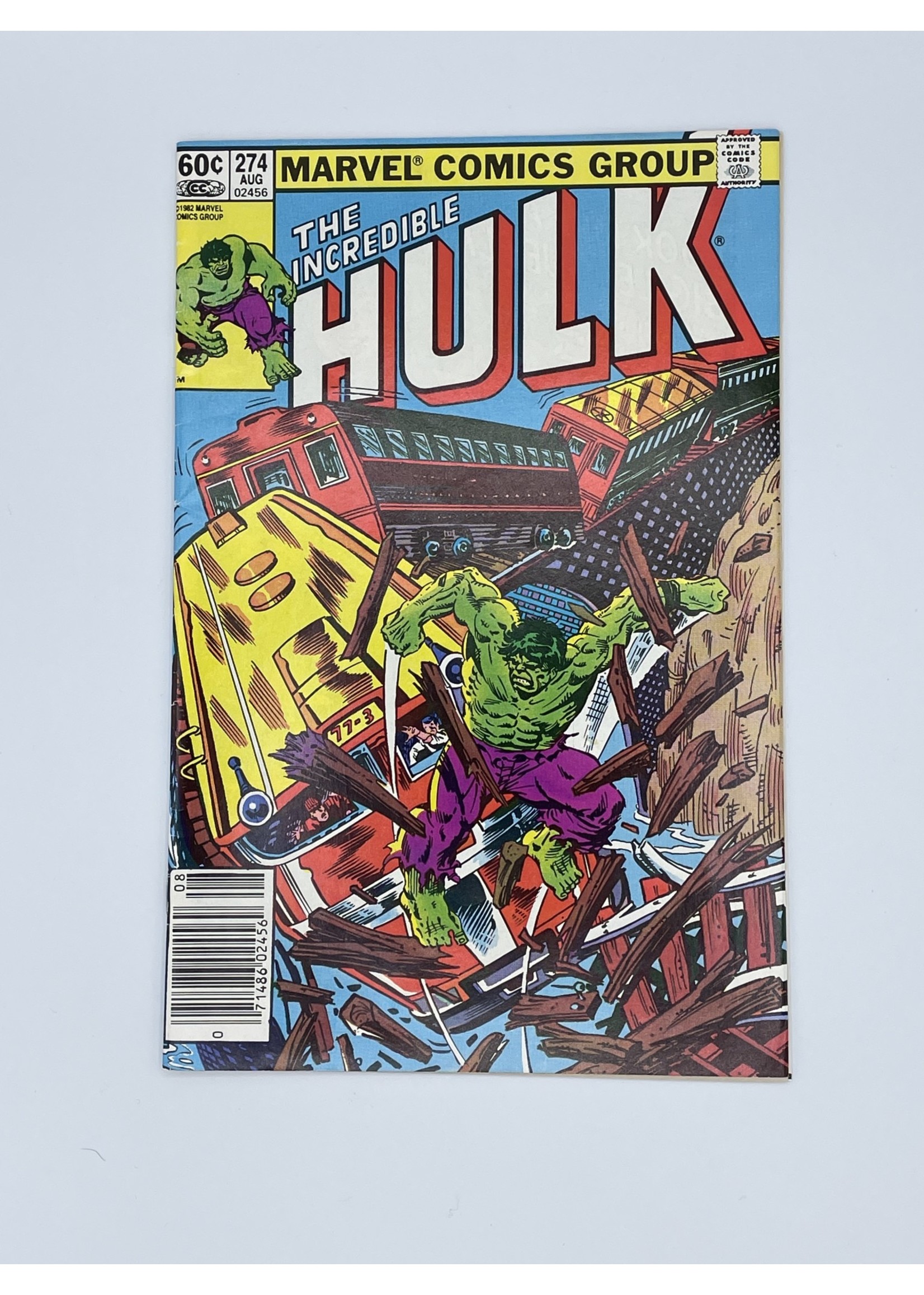 Marvel Incredible Hulk #274 Marvel August 1982