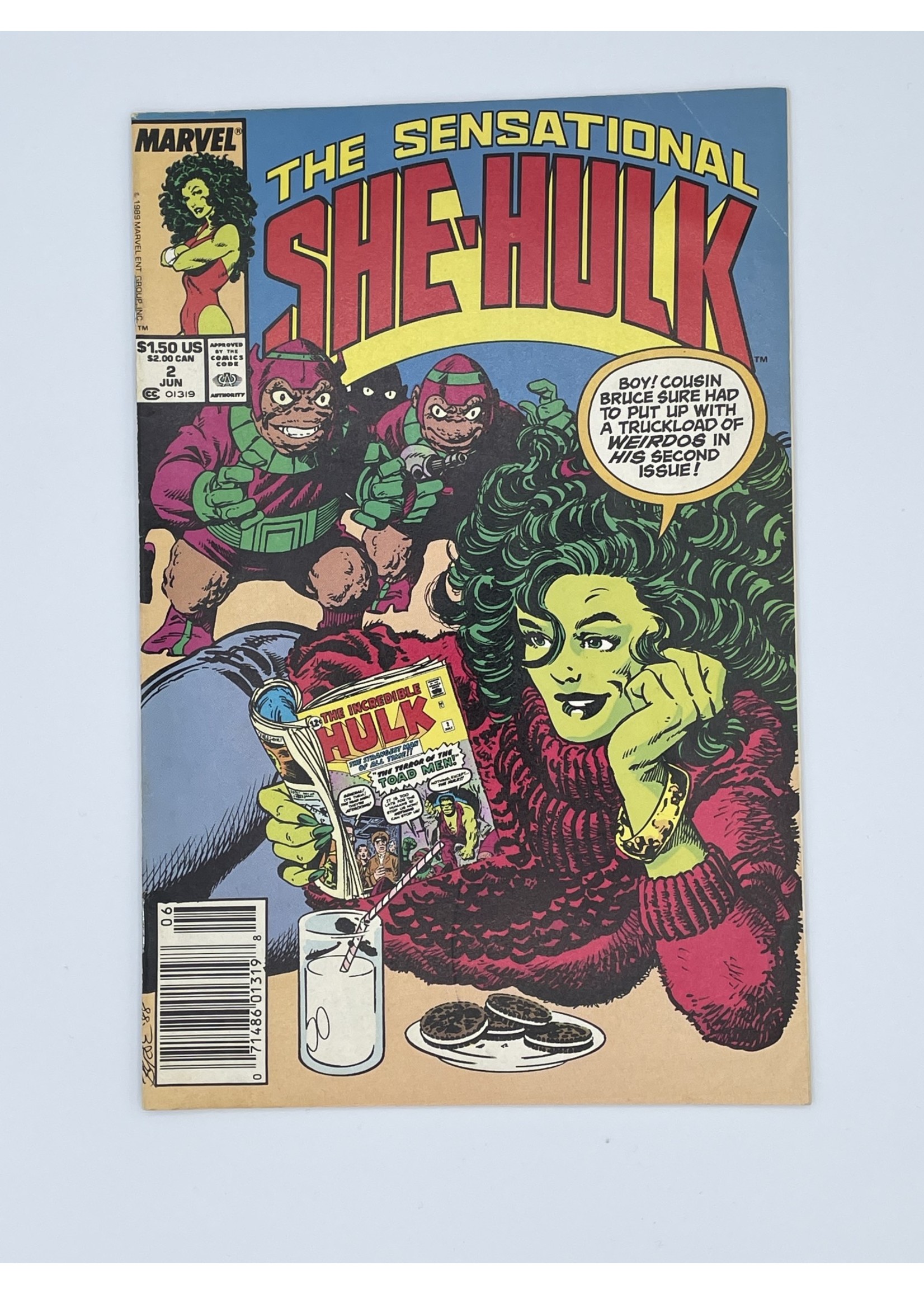 Marvel Sensational She-Hulk #2 Marvel June 1989