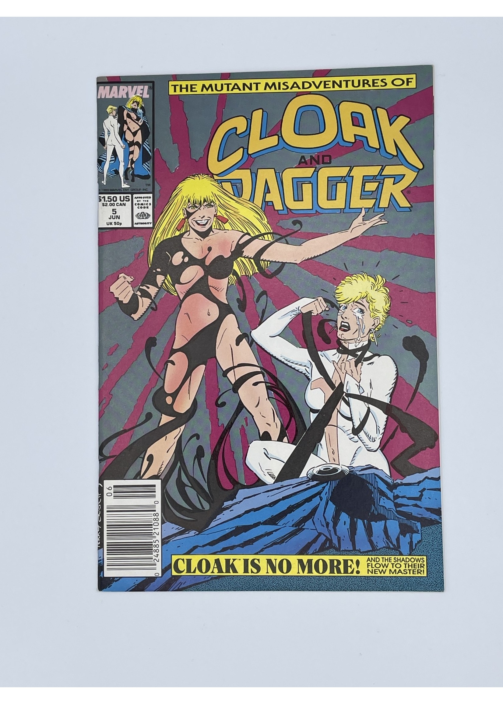 Marvel Mutant Misadventures Of Cloak And Dagger #5 Marvel June 1989