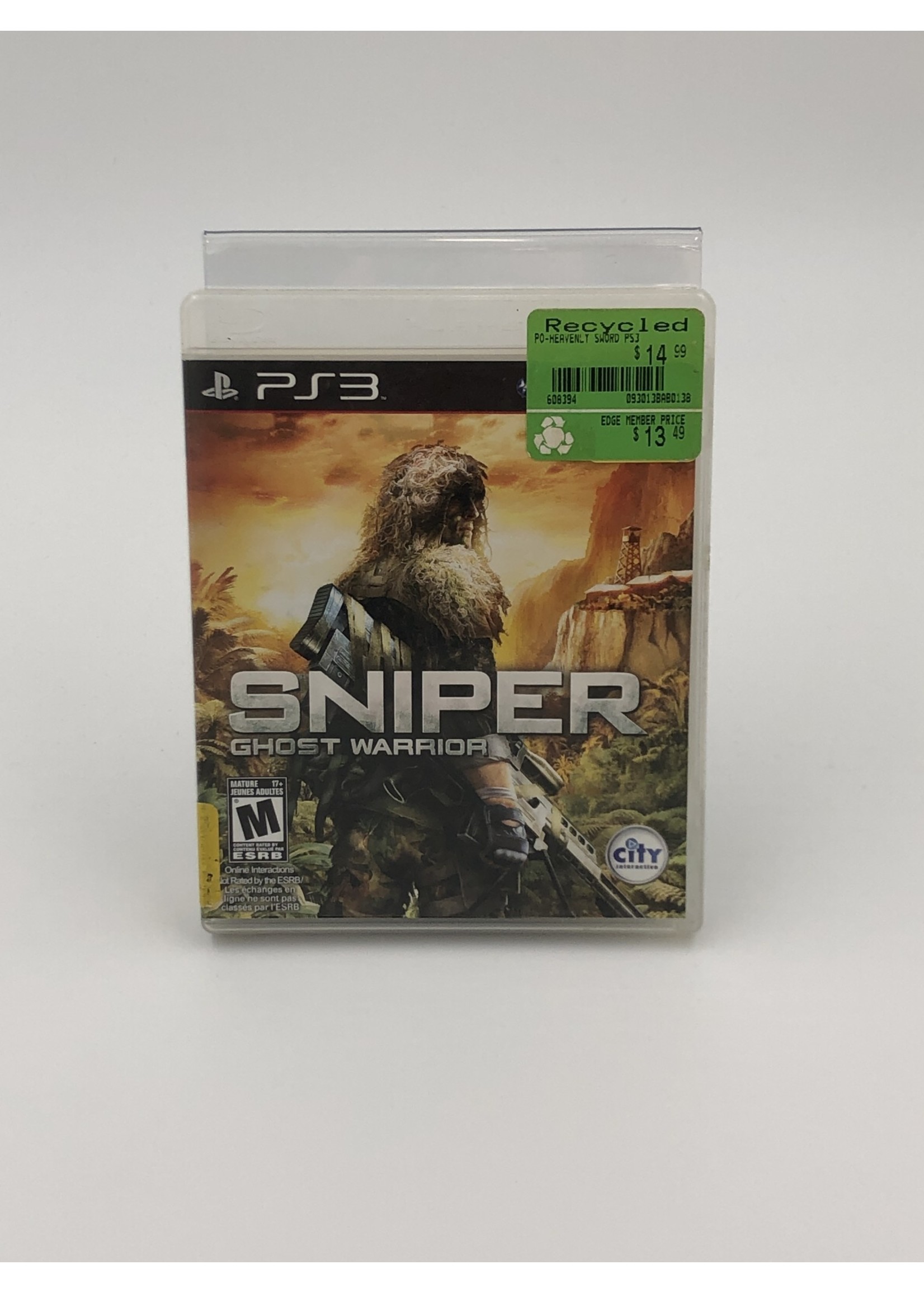 Sony Sniper Ghost Warrior PS3