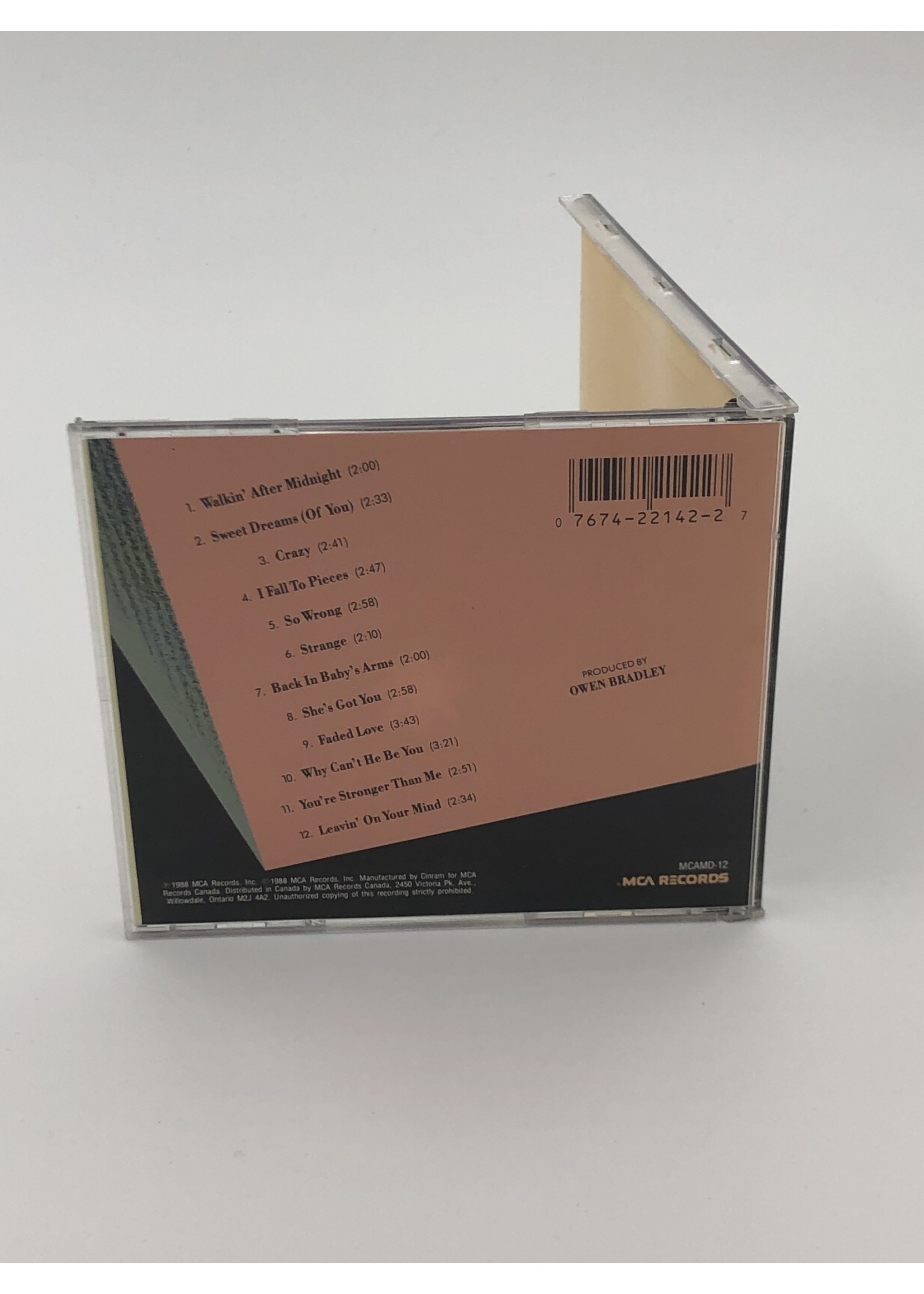 CD Patsy Cline 12 Greatest Hits CD