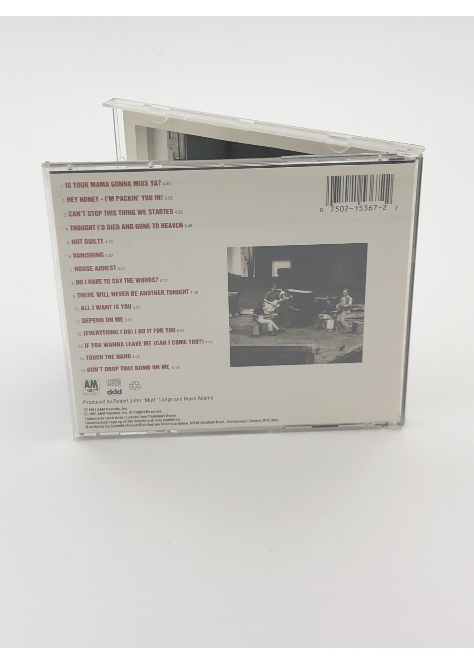 CD Bryan Adams: Waking up the Neighbours CD