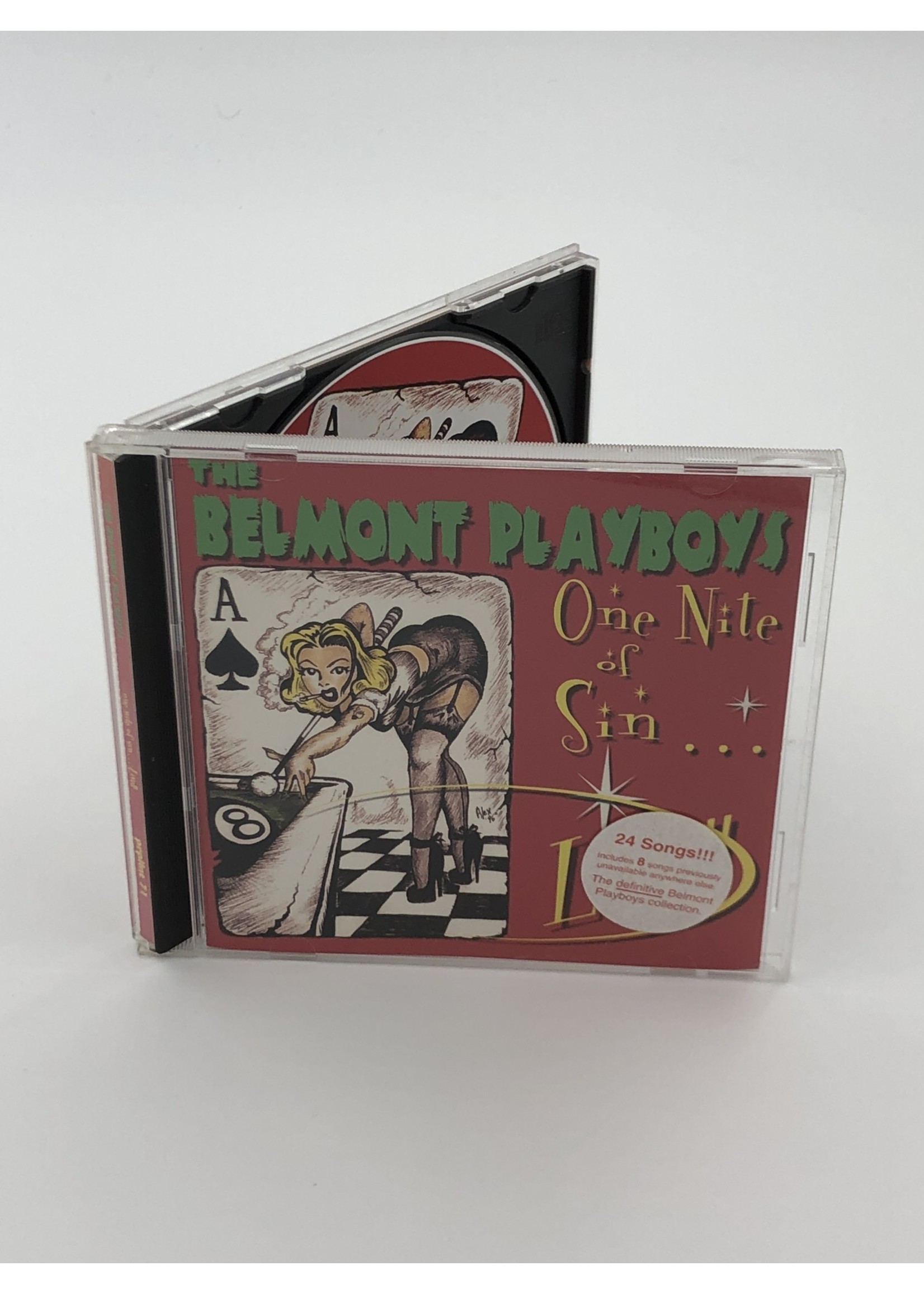 CD   The Belmont Playboys: One Nite of Sin....Live CD
