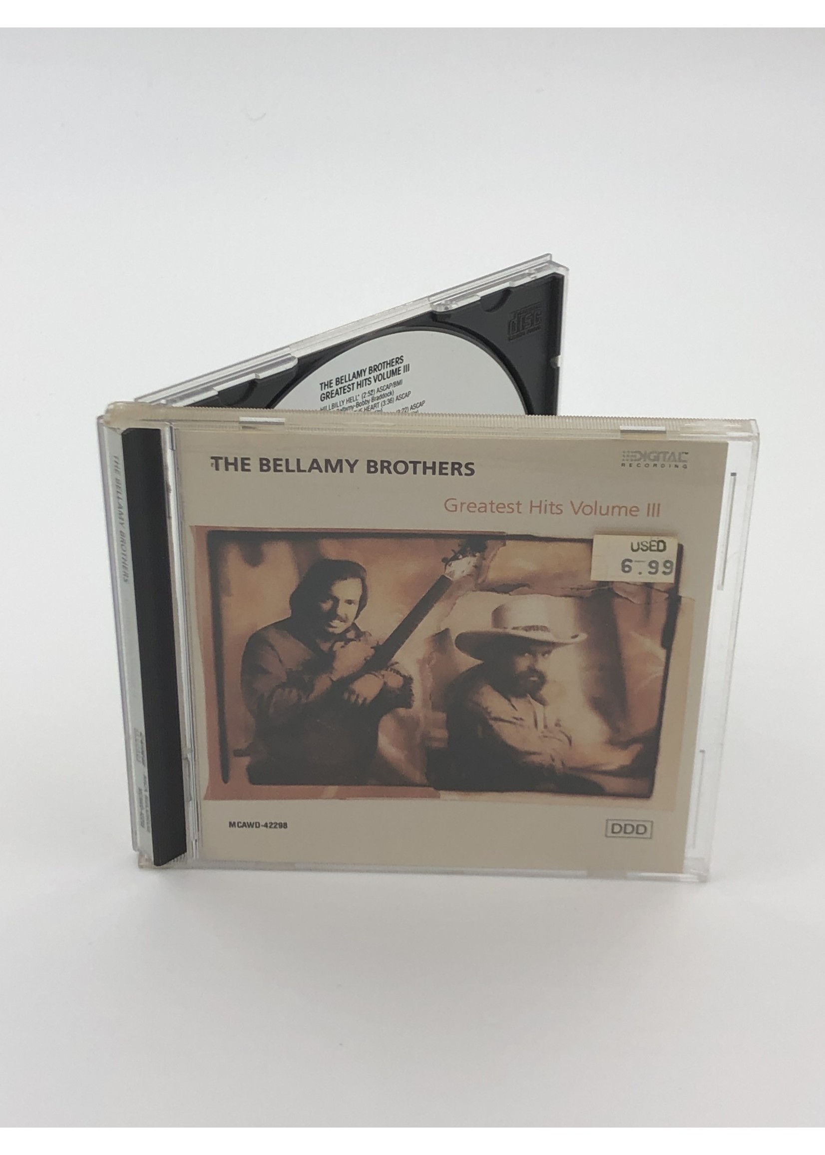 CD   The Bellamy Brothers Greatest Hits Volume 3 CD