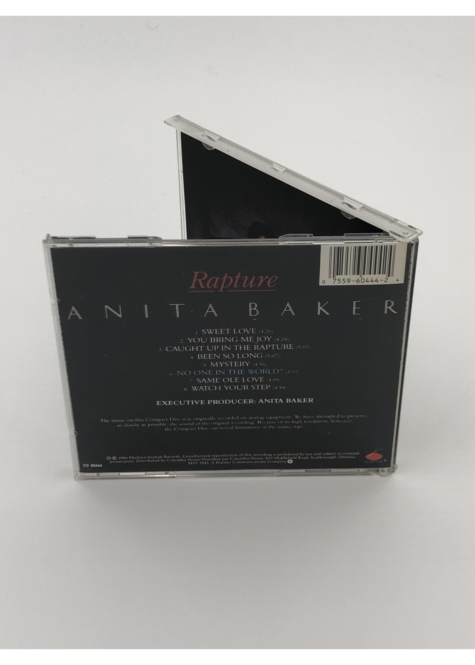 CD Anita Baker: Rapture CD