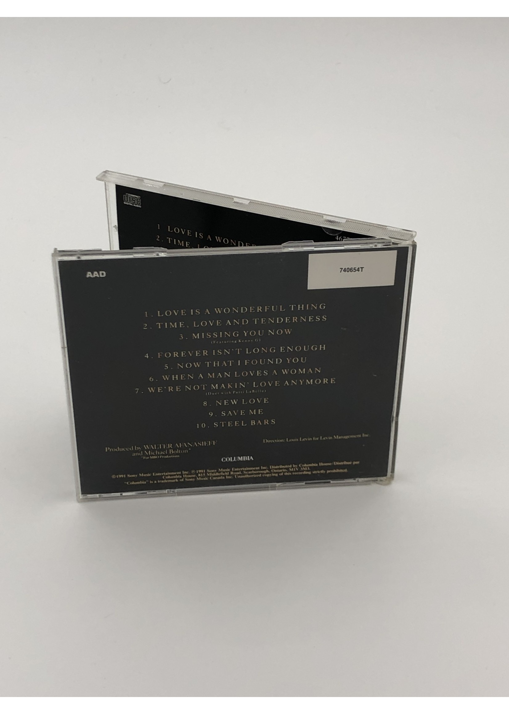 CD   Michael Bolton: Time Love & Tendernous CD