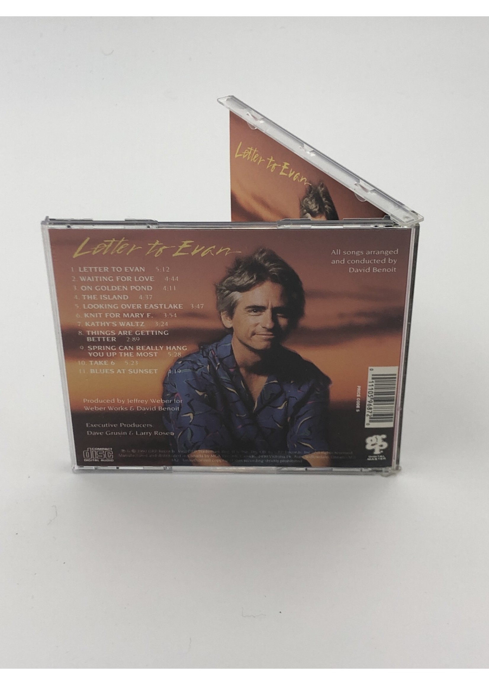 CD David Benoit: Letter to Evan CD