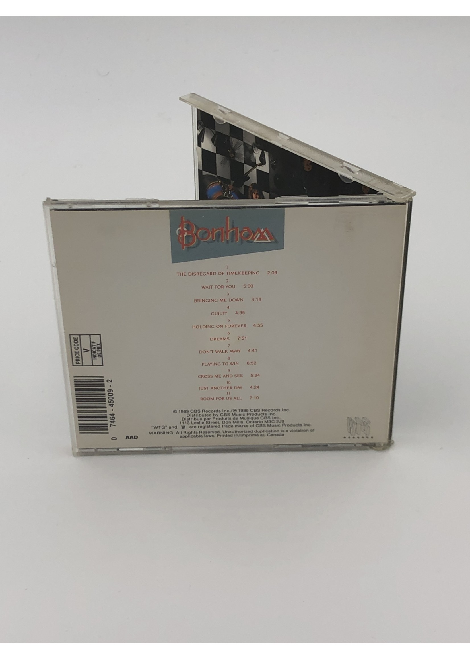 CD Bonham: The Disregard of Timekeeping CD