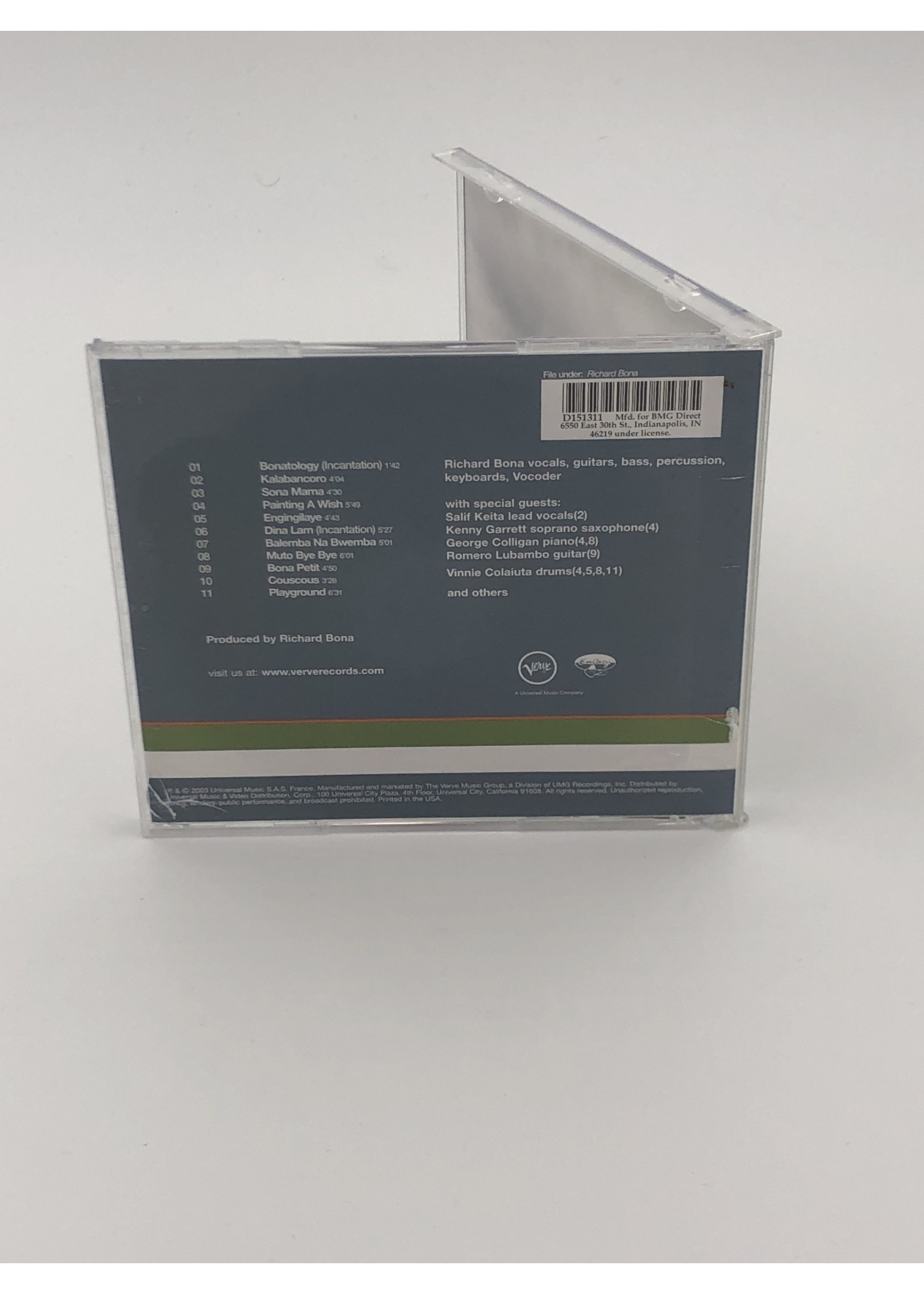 CD Richard Bona: Munia The Tale CD