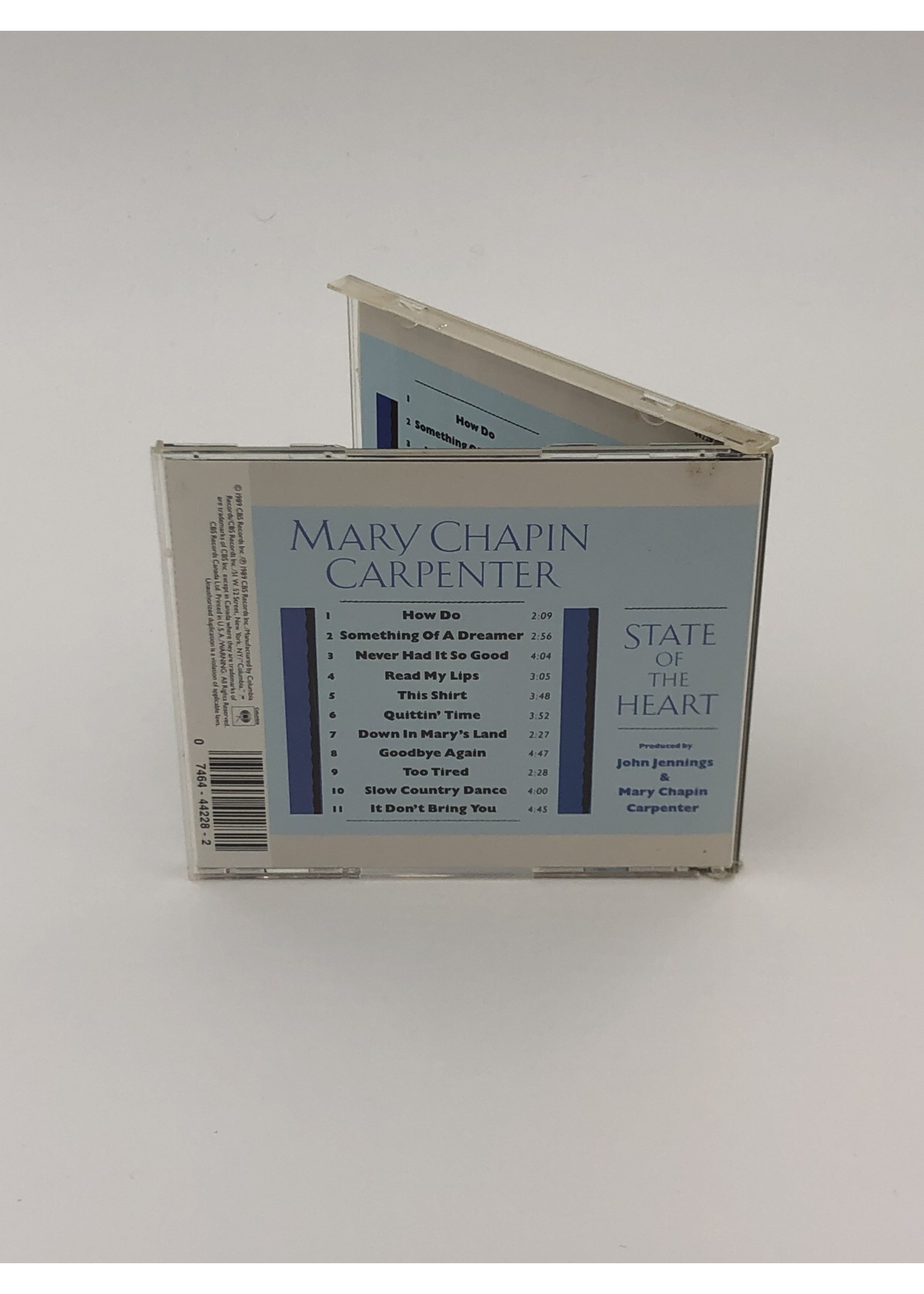 CD Mary Chapin Carpenter: State of the Heart CD
