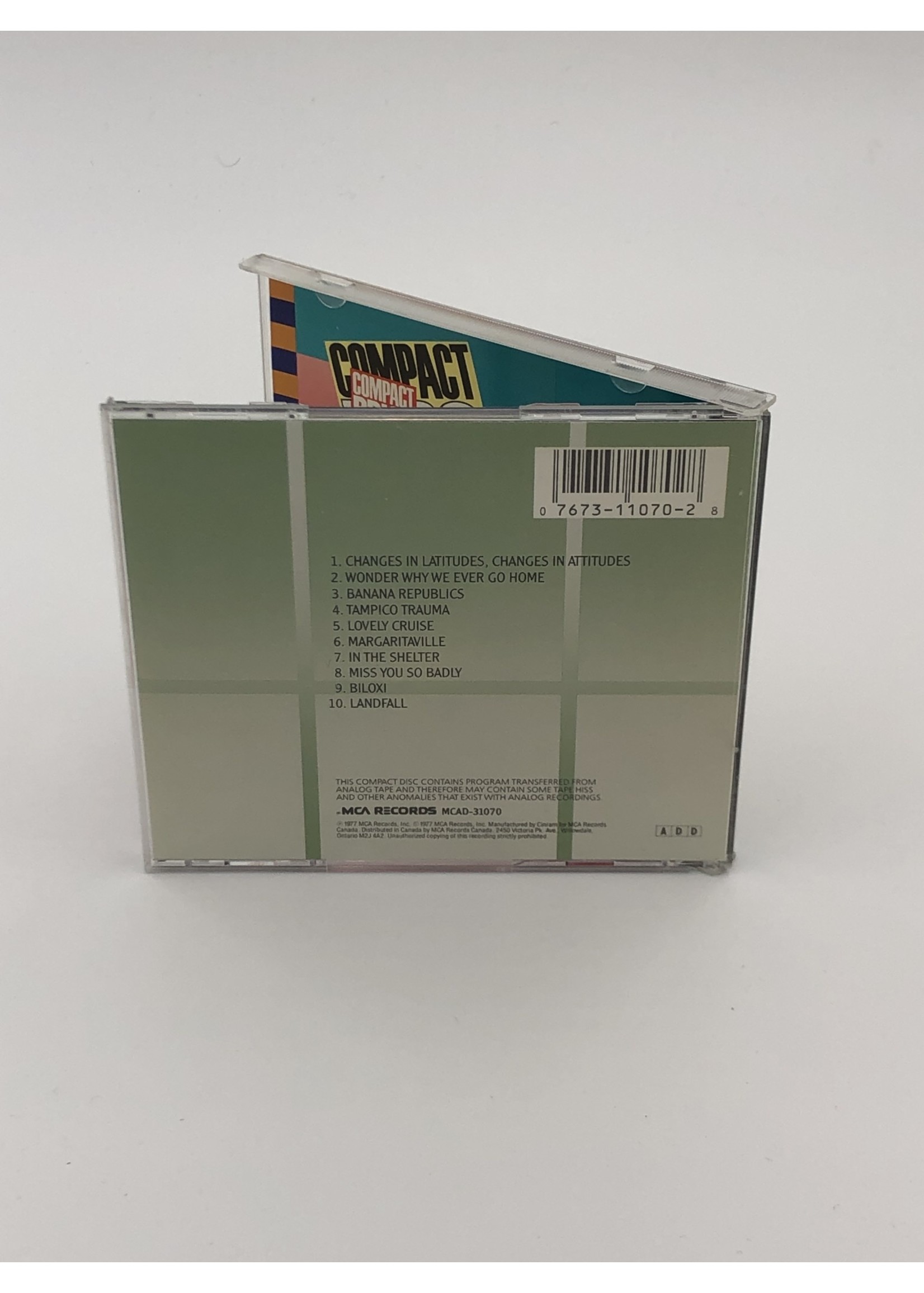 CD Jimmy Buffett Changes in Latitudes Changes in Attitudes CD