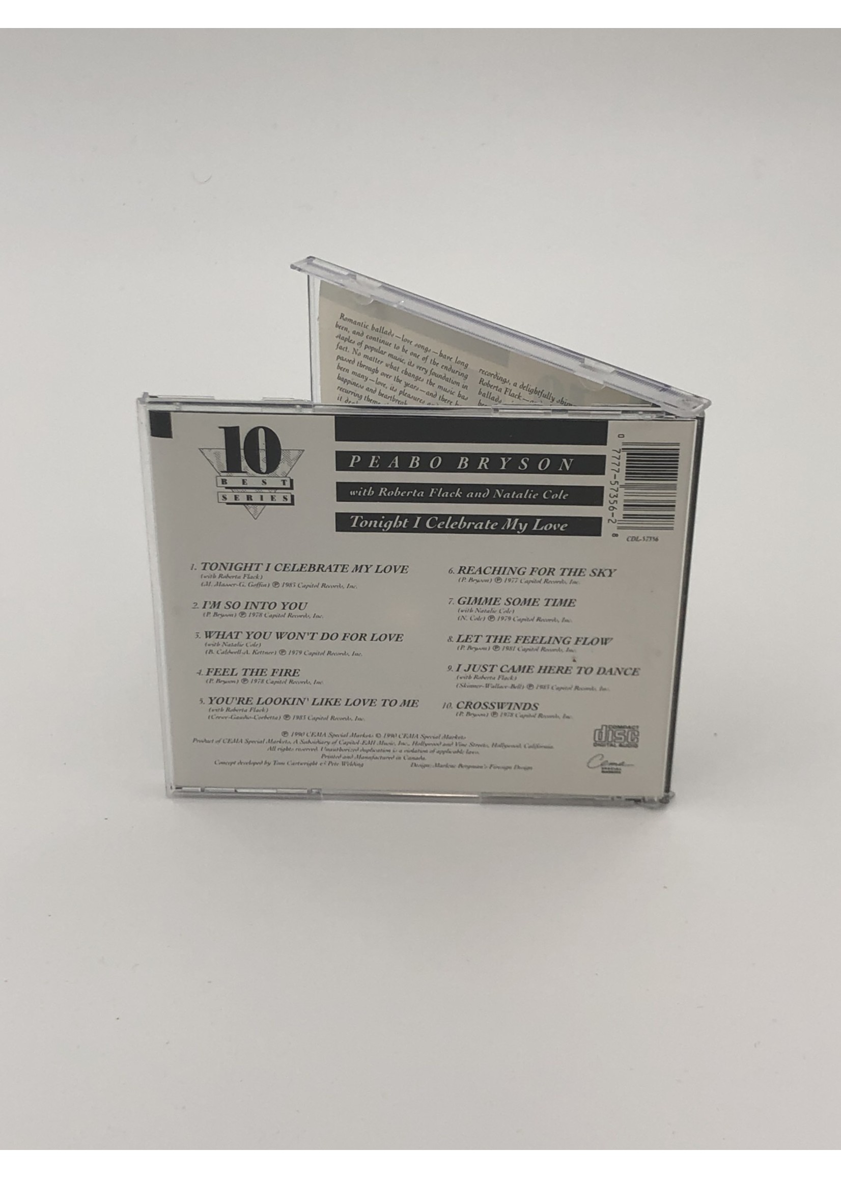 CD Peabo Bryson: Tonight I Celebrate my Love CD