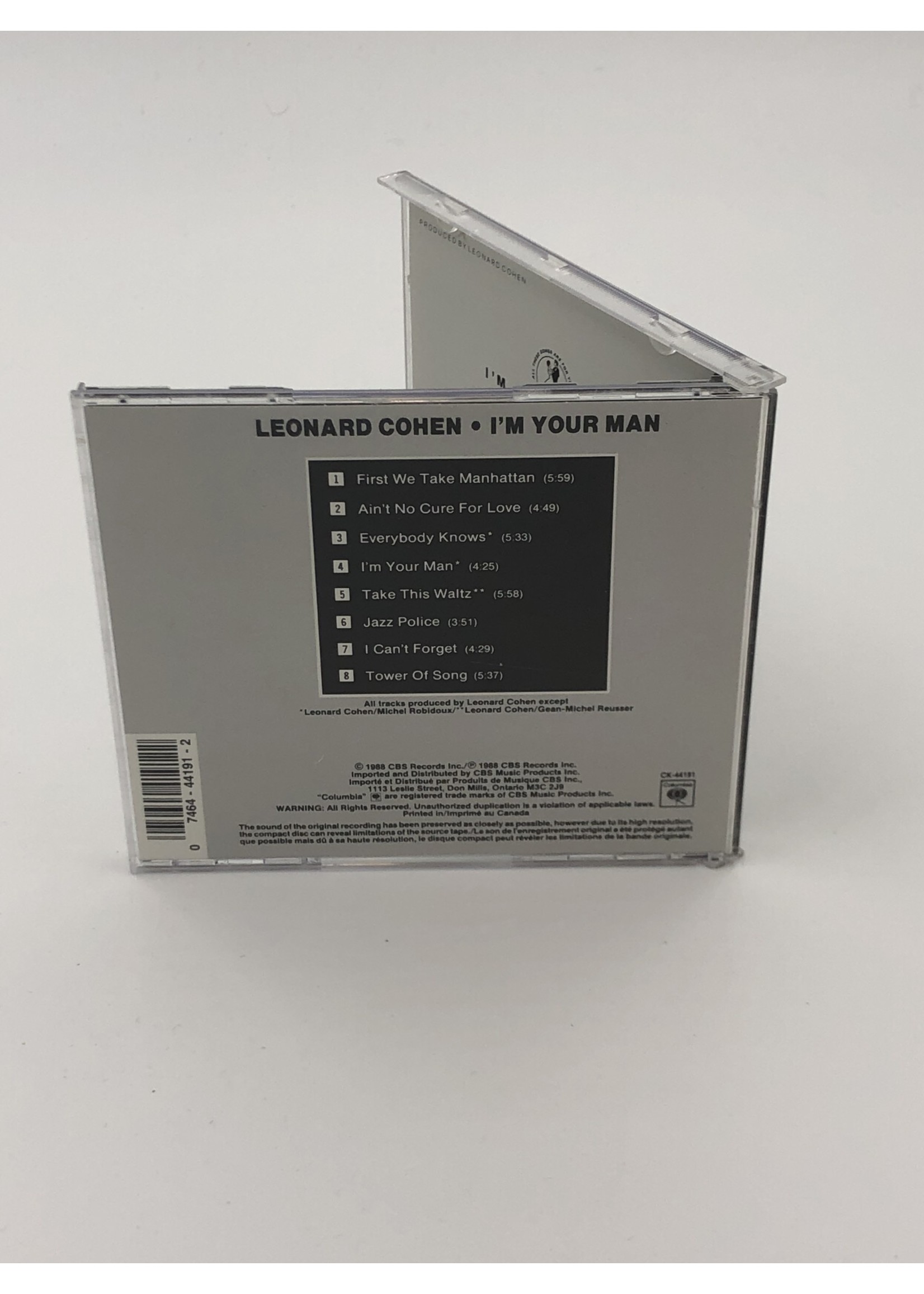 CD Leonard Cohen: I'm Your Man CD