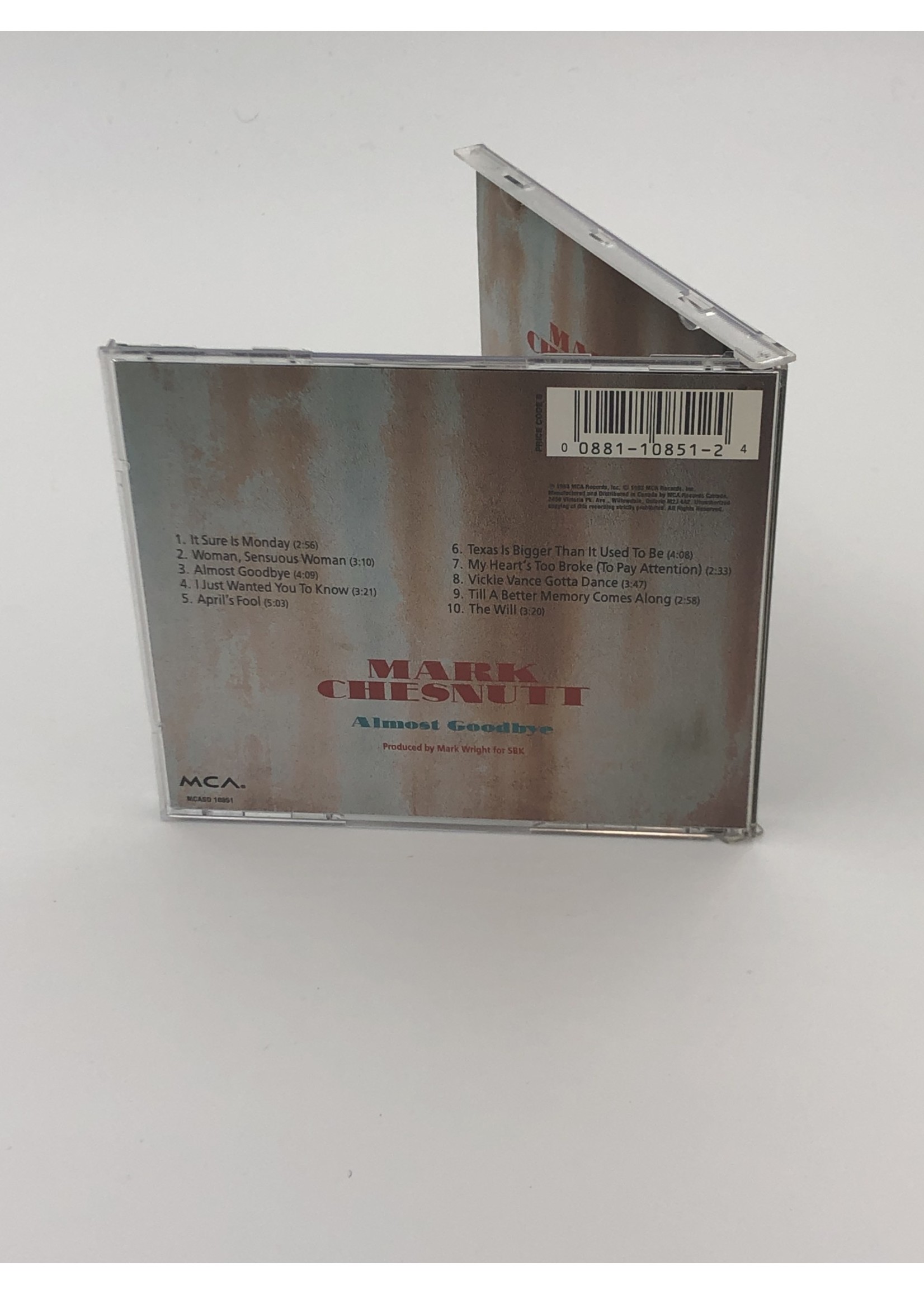 CD Mark Chestnutt: Almost Goodbye CD