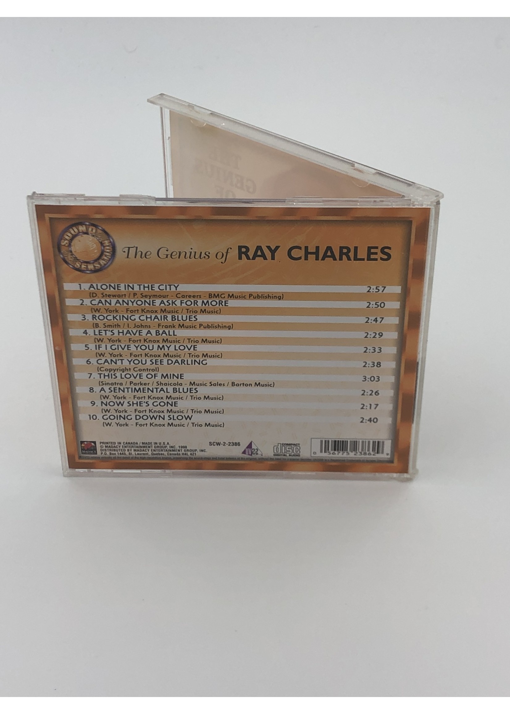 CD The Genius of Ray Charles CD