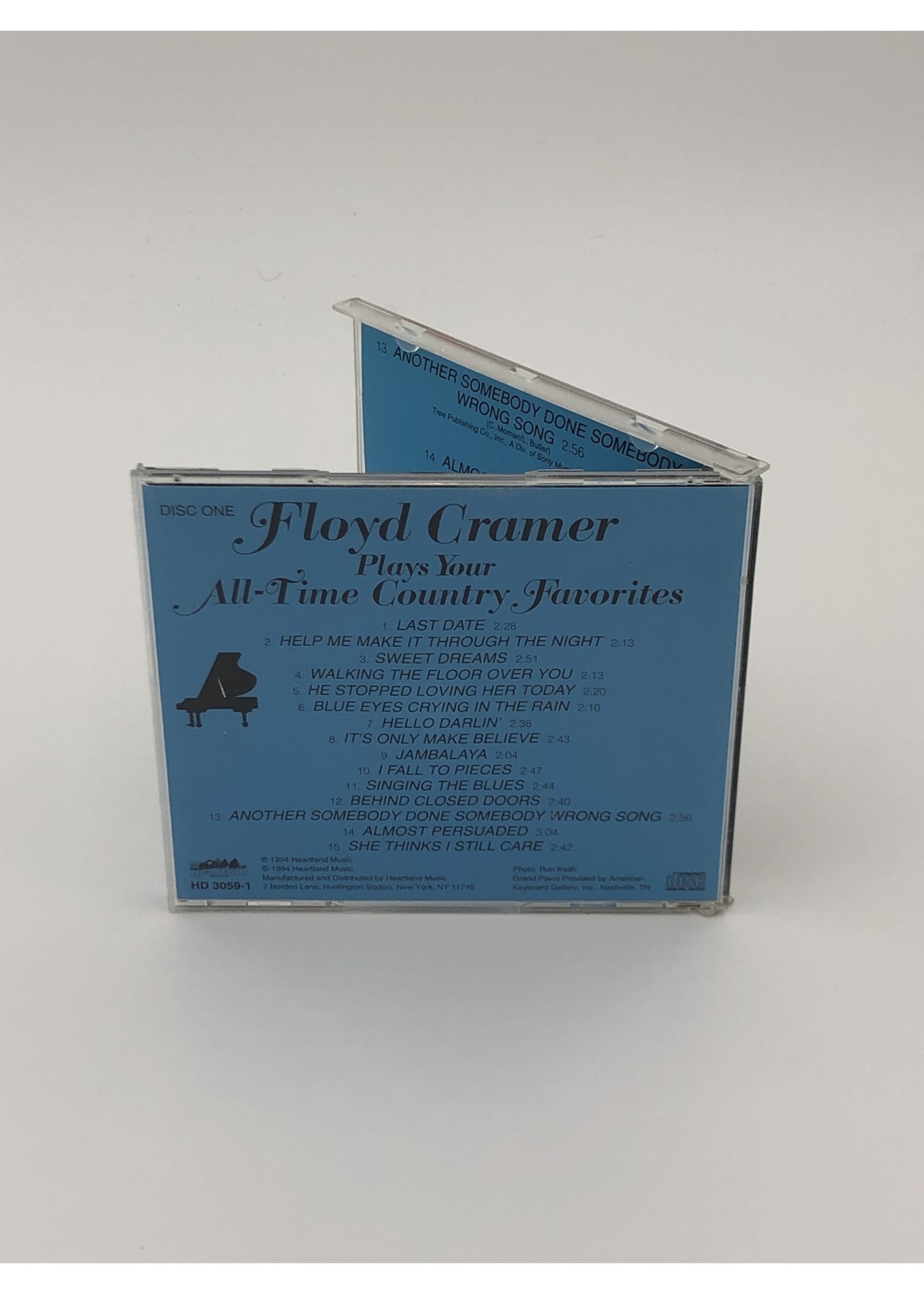 CD Floyd Cramer Plays you All-Time Country Favorites CD