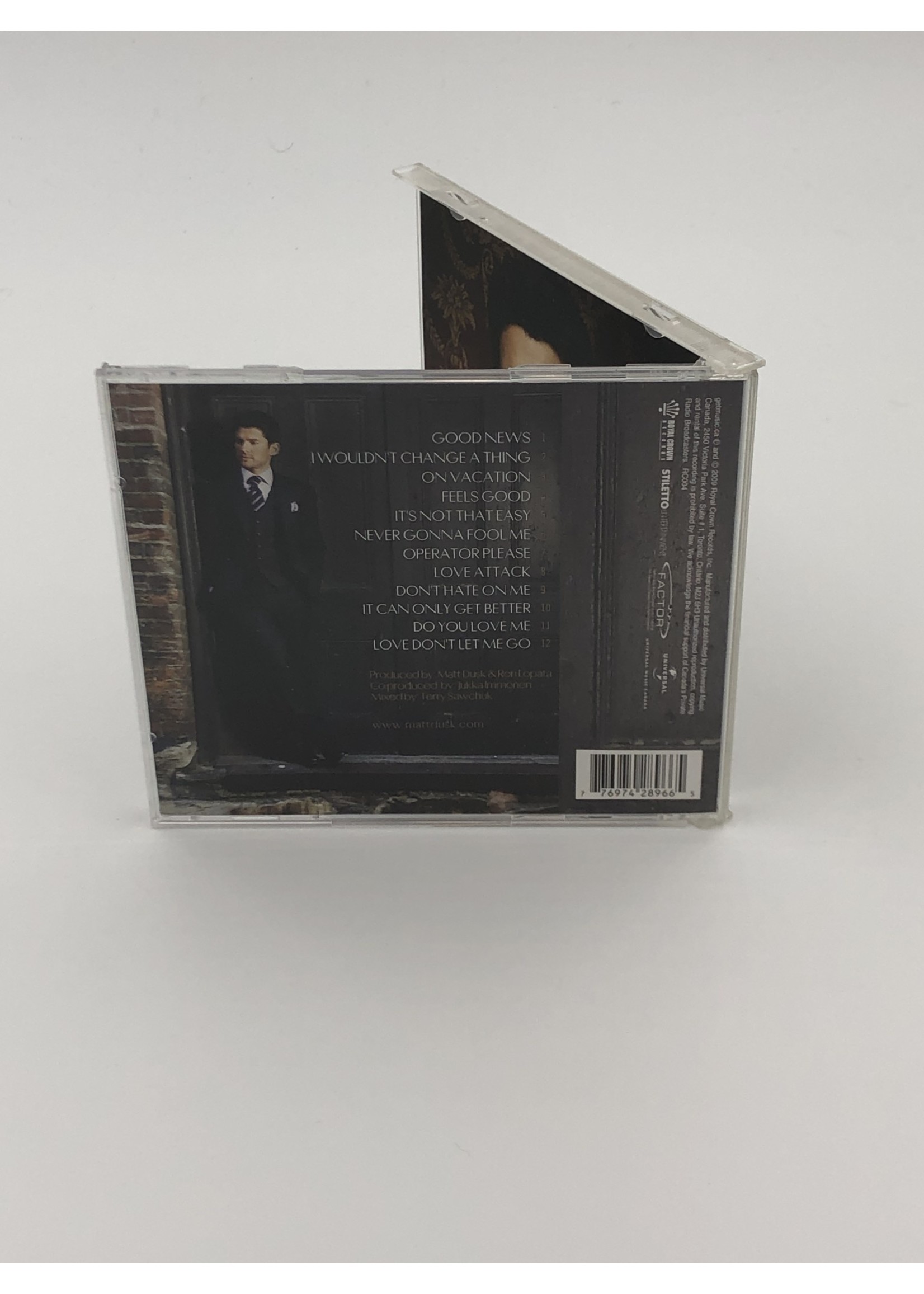 CD Matt Dusk: Good News CD