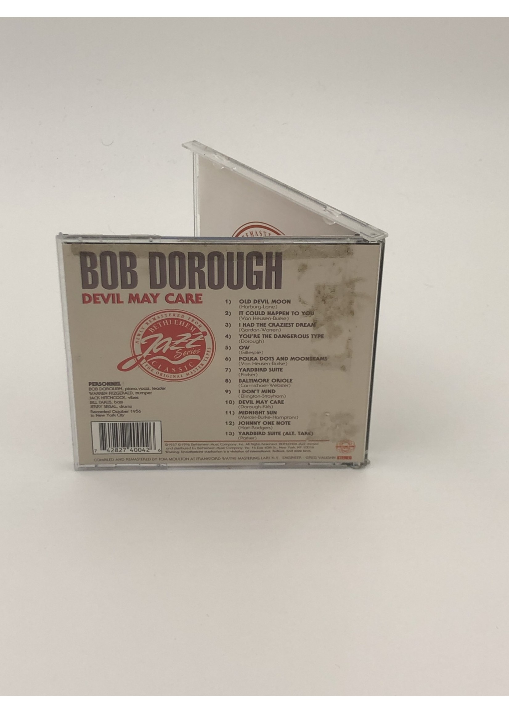 CD Bob Dorough: Devil May Care CD