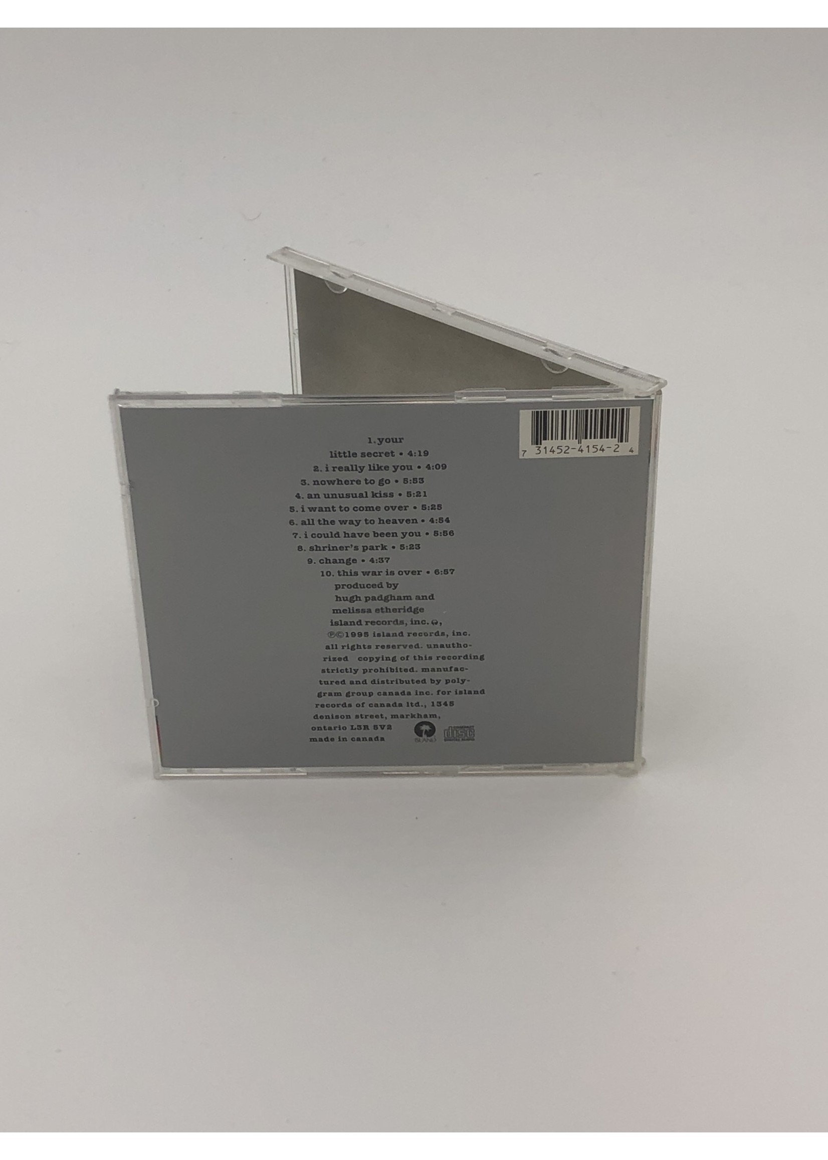 CD Melissa Etheridge: Your Little Secret CD