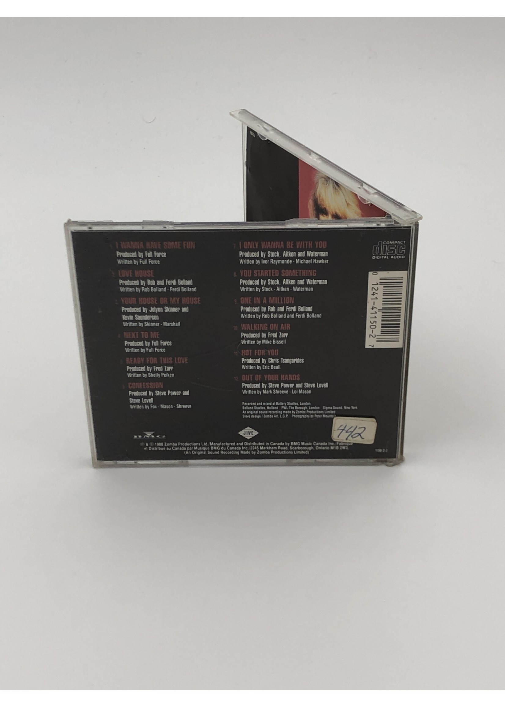 CD Samantha Fox: I Wanna Have Some Fun CD