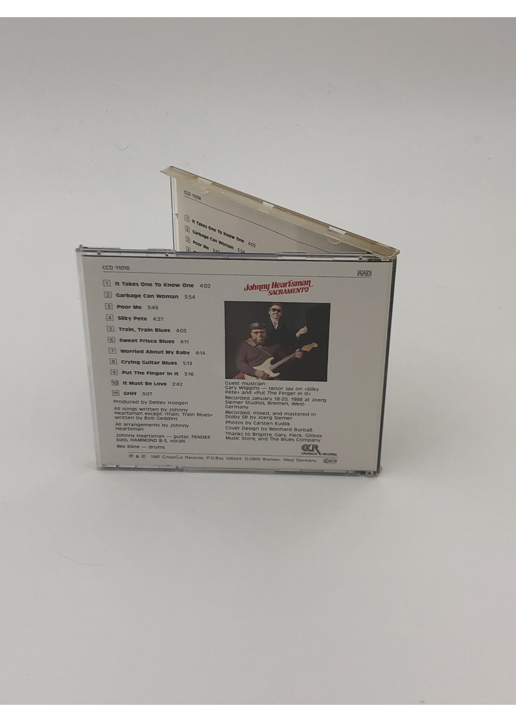 CD Johnny Heartsman: Sacramento CD