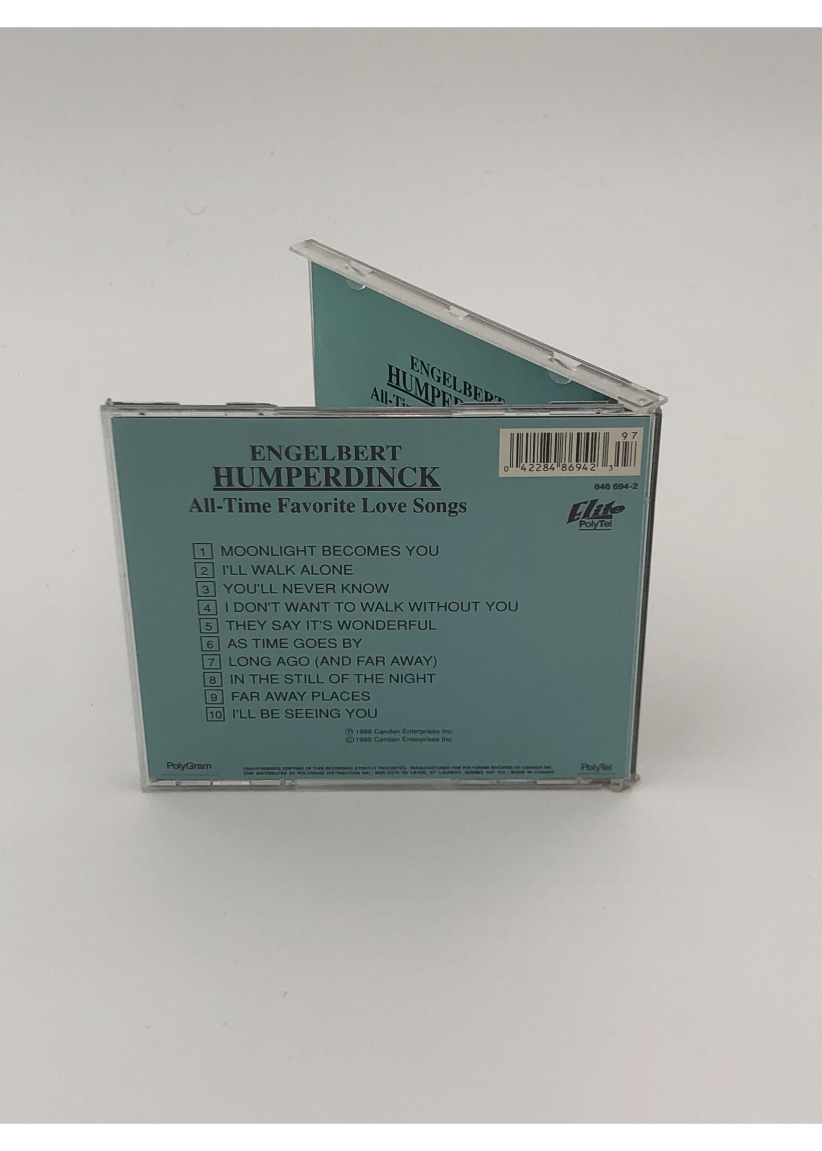 CD Engelbert Humperdinck: All Time Favorite Love Songs