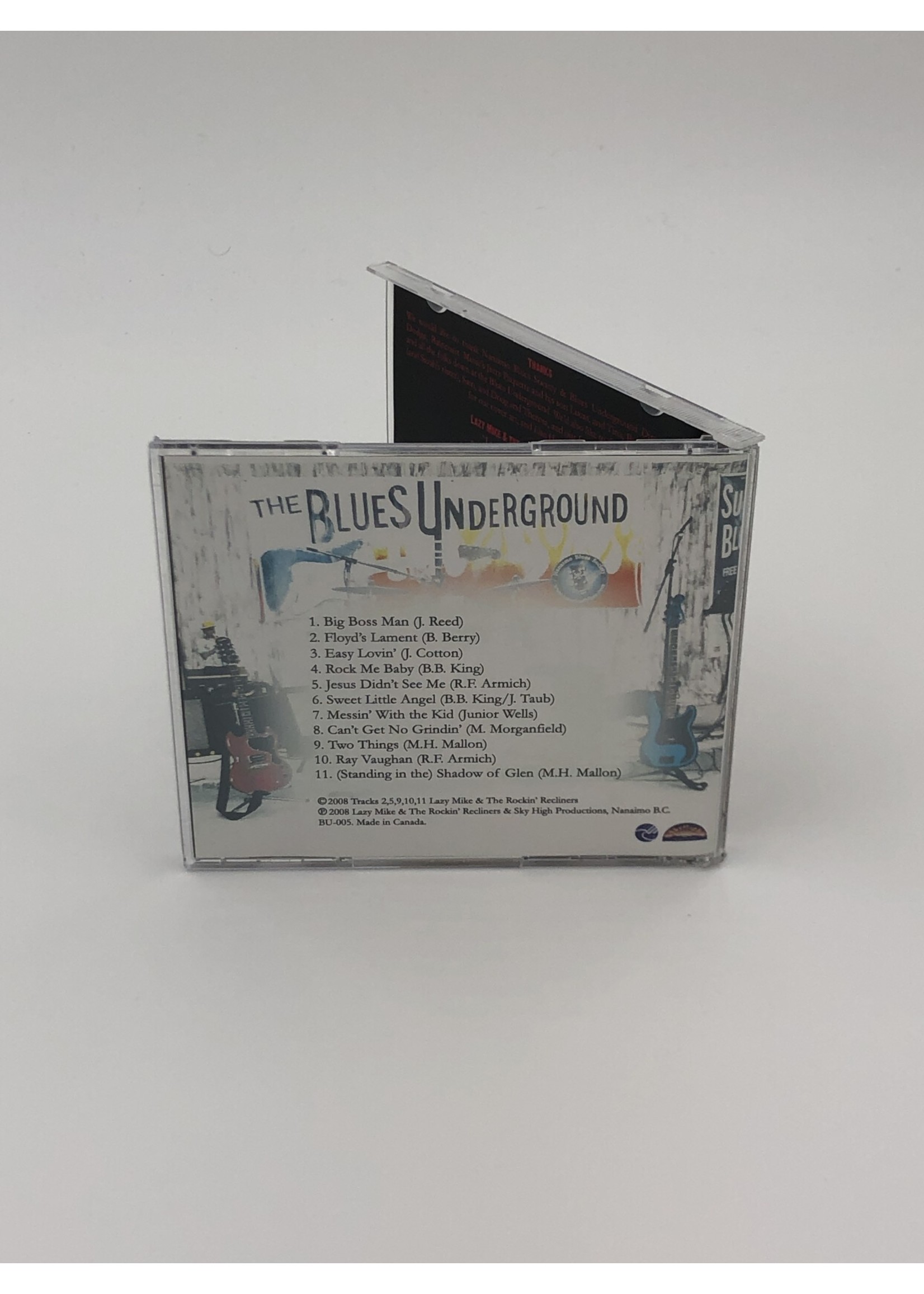 CD Lazy Mike & The Rockin Recliners: Live at the Blues Underground CD