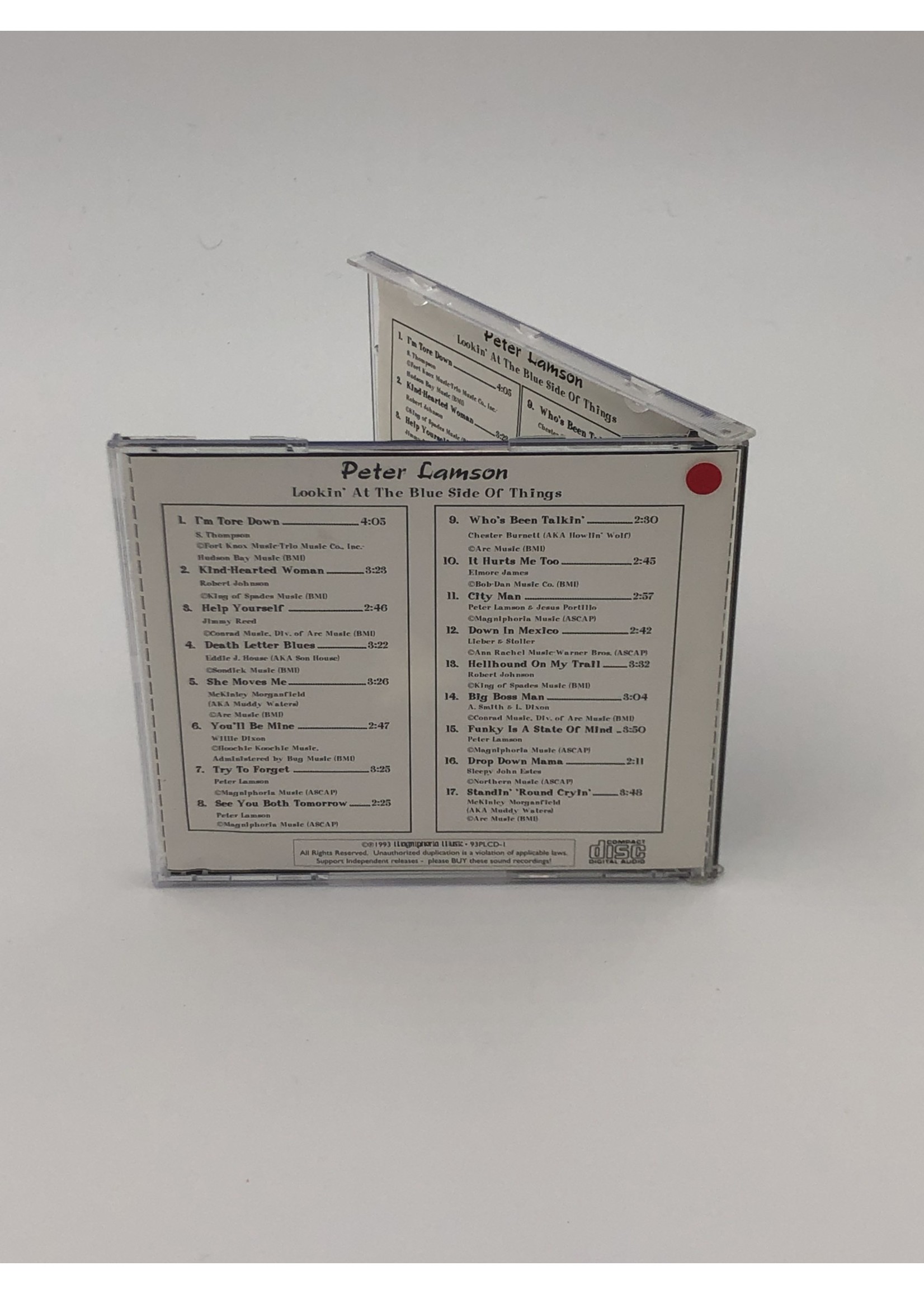 CD Peter Lamson: Lookin at the Blue Side of Things CD